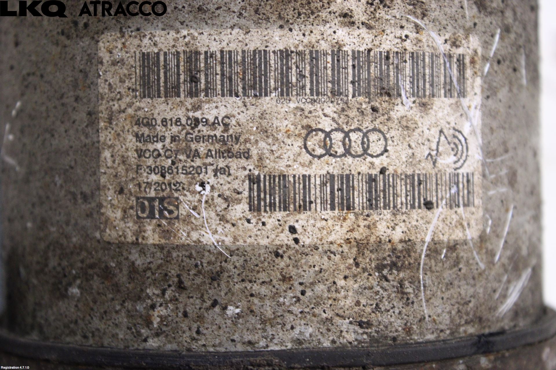 Audi A6 ALLROAD 12-18 Fjærbein Foran Høyre