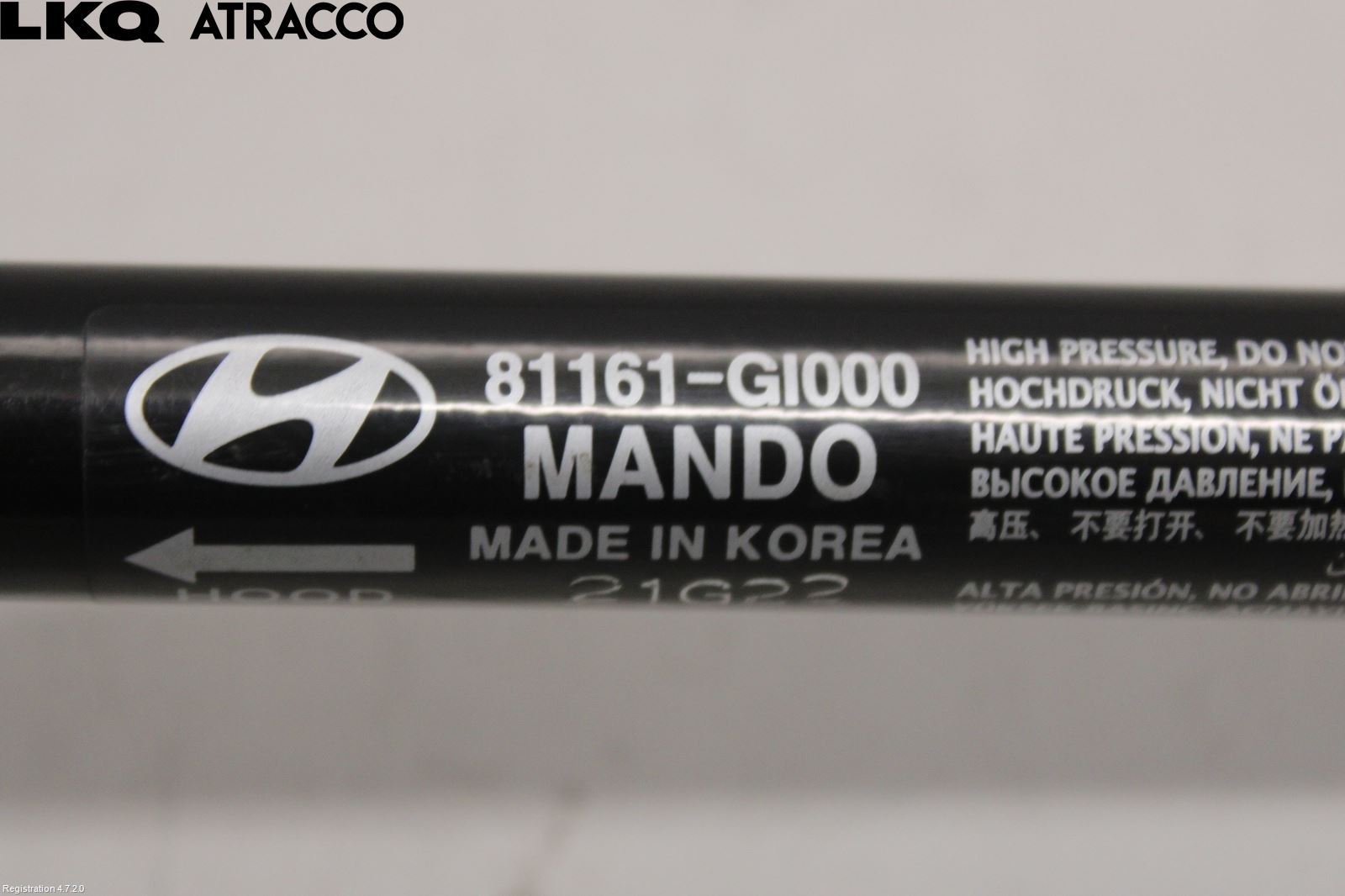 Hyundai IONIQ 5 NE 22- Panser Demper-Gassfjær