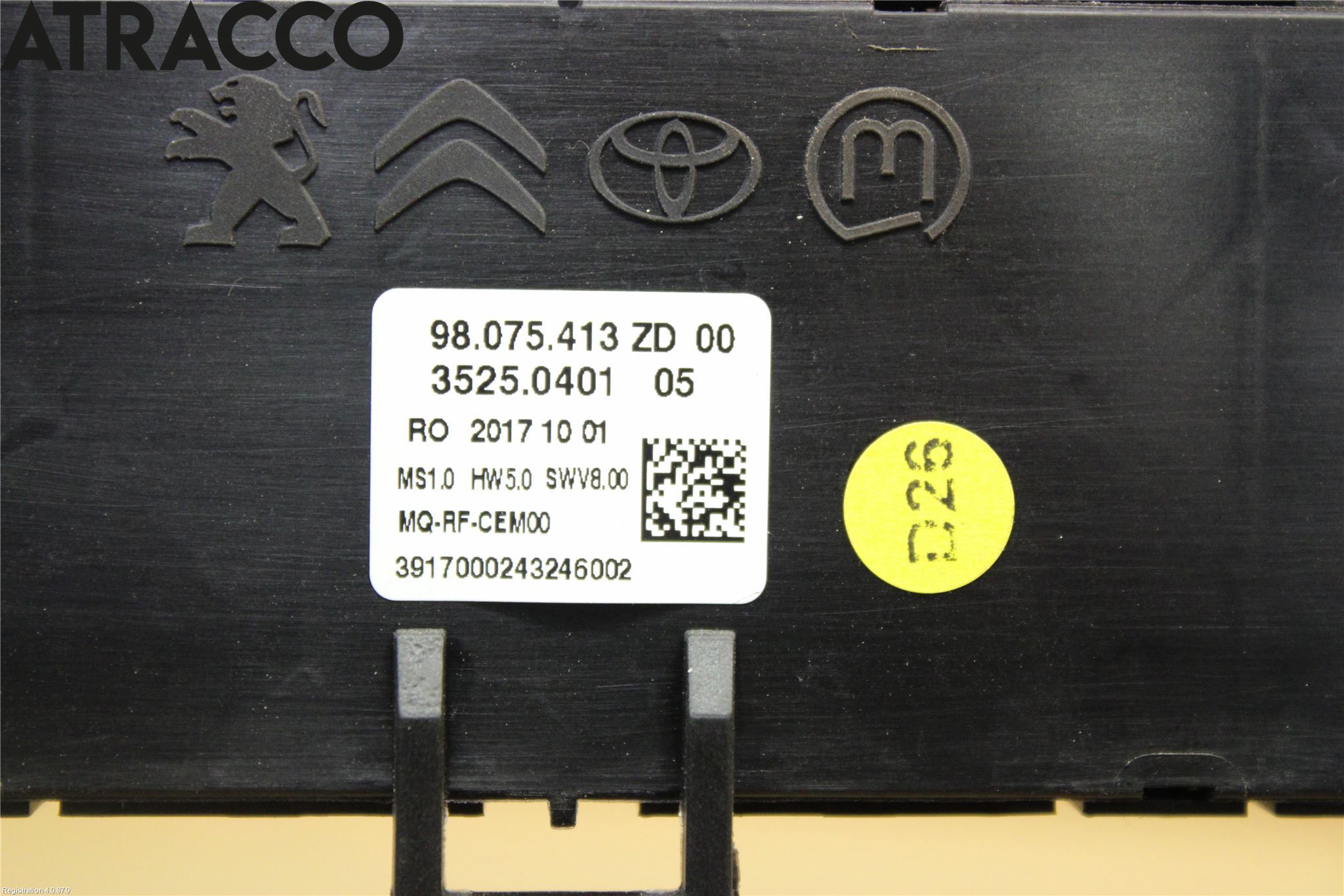 Citroen JUMPY/E-JUMPY 16- Varme Ac Betjening-Display