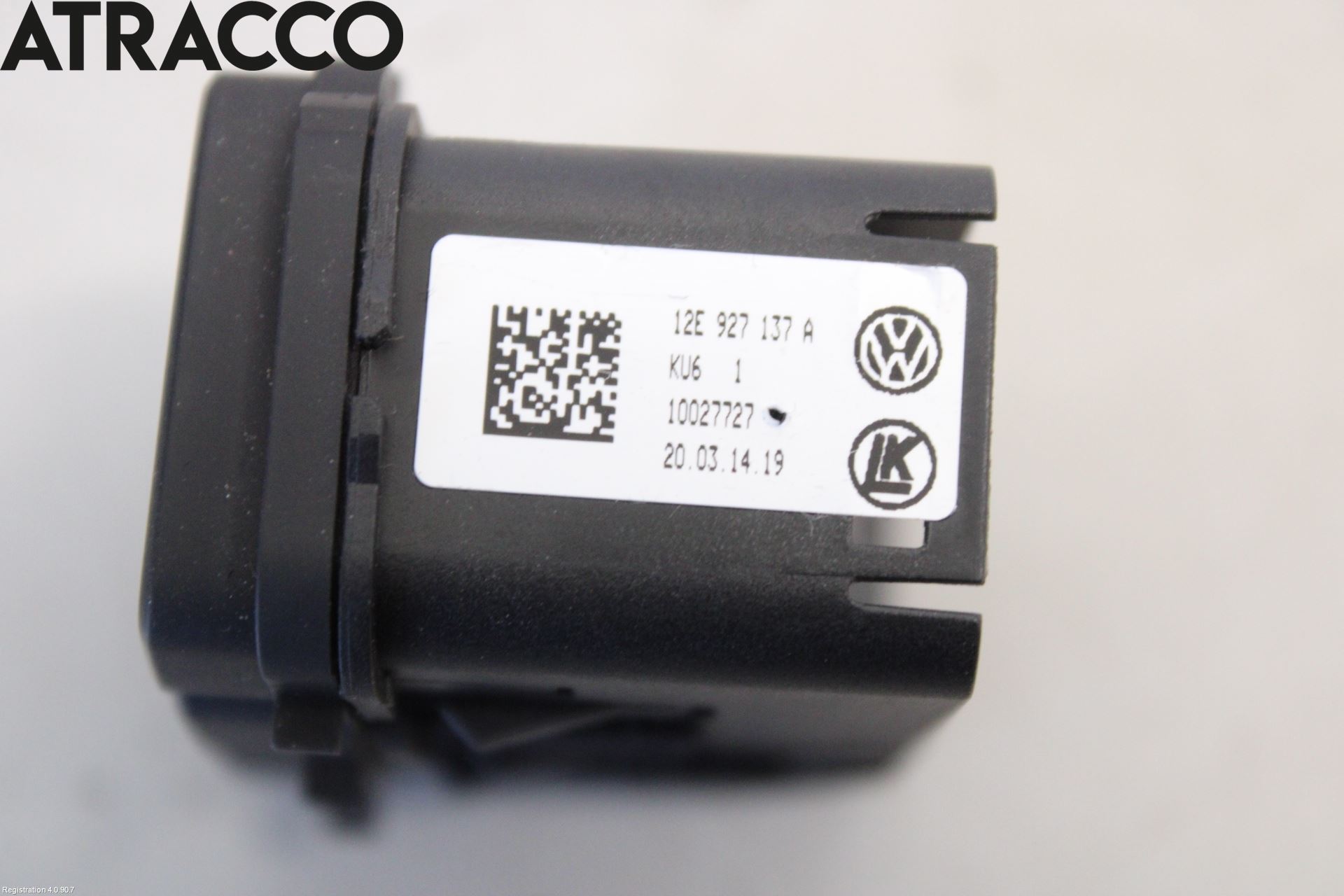 Volkswagen VW UP! / E-UP! Bryter Varme Rute