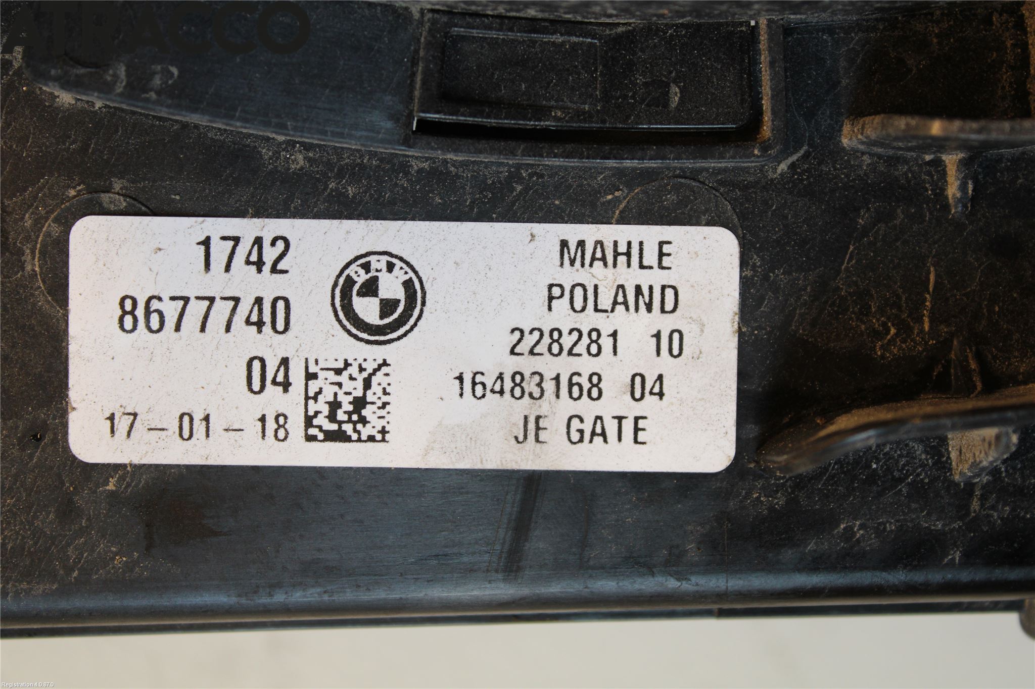 BMW 5 G30/G31/F90 17-23 Kjølevifte Elektrisk