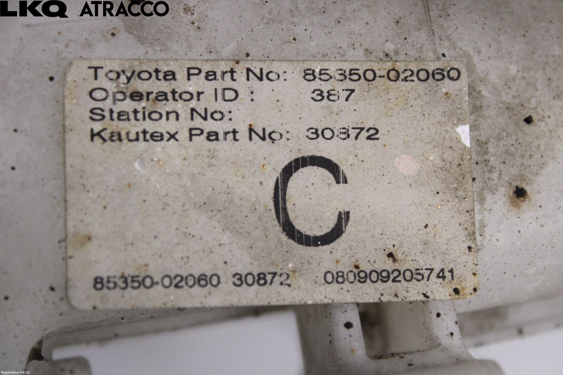 Toyota AURIS 10-12 Spylerbeholder Frontrute-Lykte