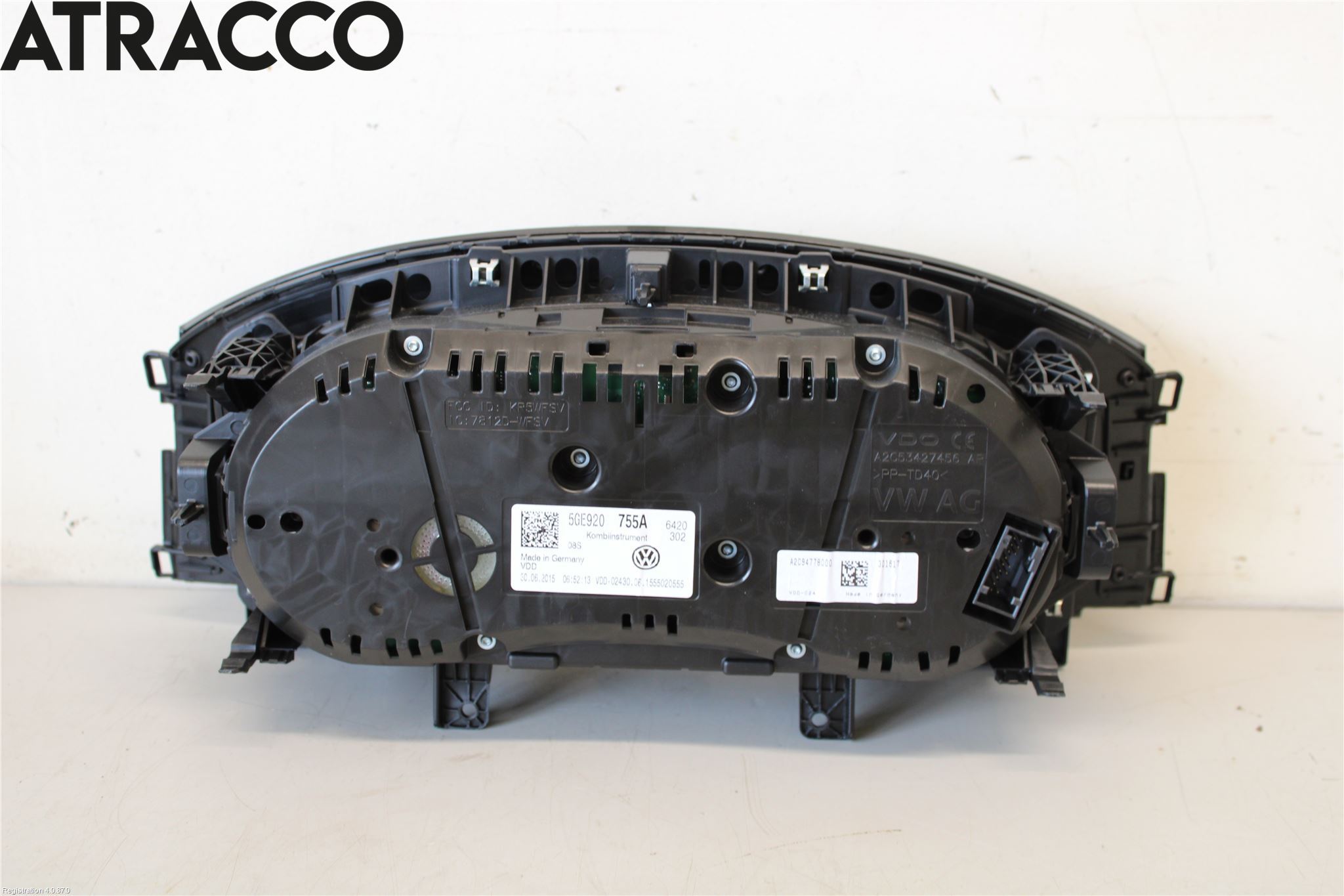 Volkswagen VW GOLF / E-GOLF VII 13-20 Instr Kombinert