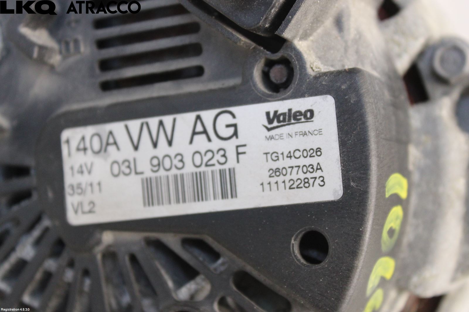 Volkswagen VW GOLF VI 09-13 Dynamo