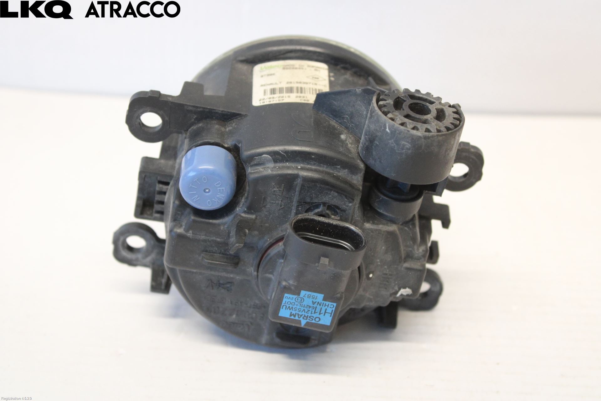 Renault KADJAR 15- Frontlykt-Kurve-Tåkelys