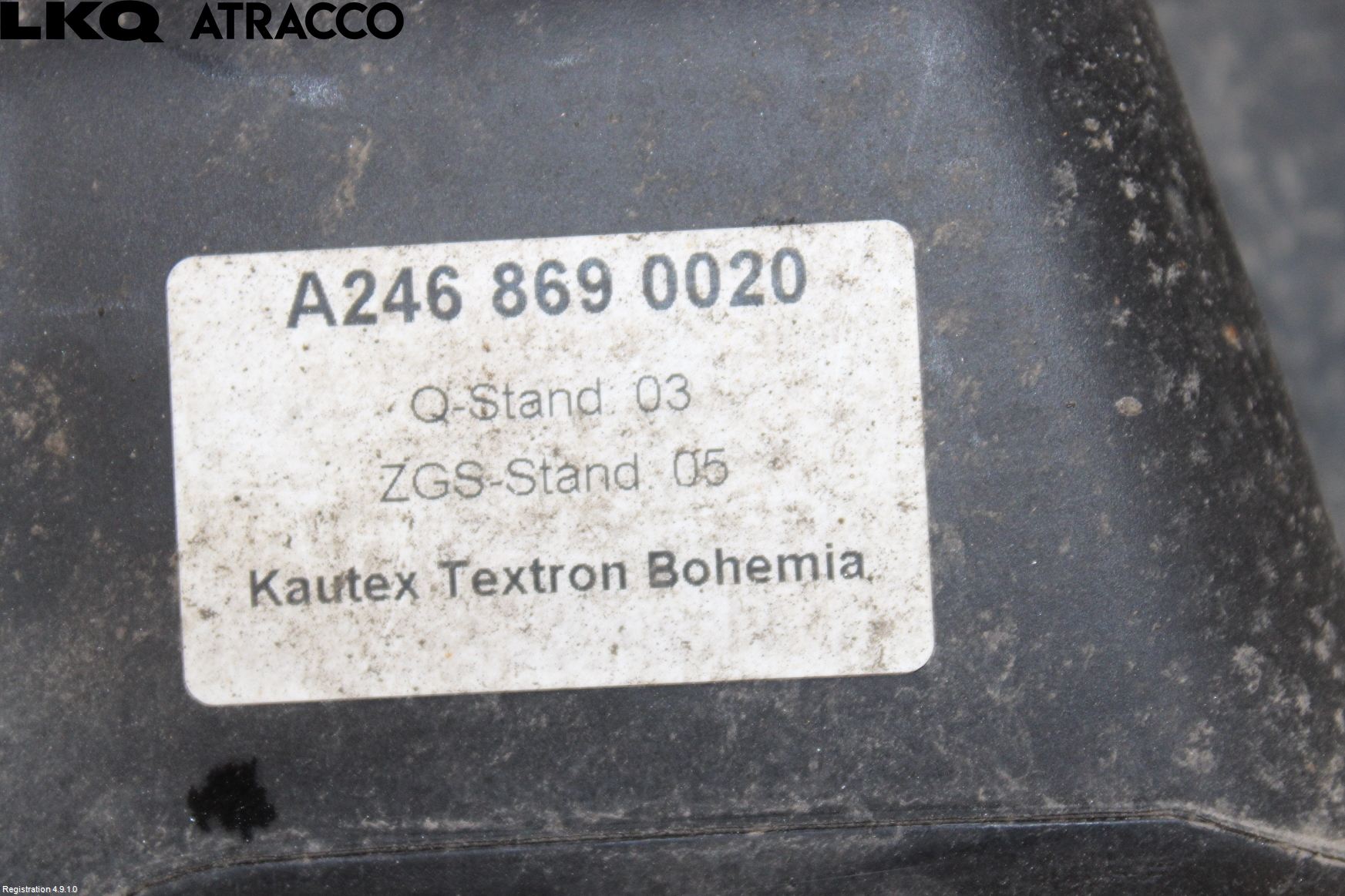 Mercedes-Benz MB B-KLASS (W246/W242) 12-19 Spylerbeholder Frontrute
