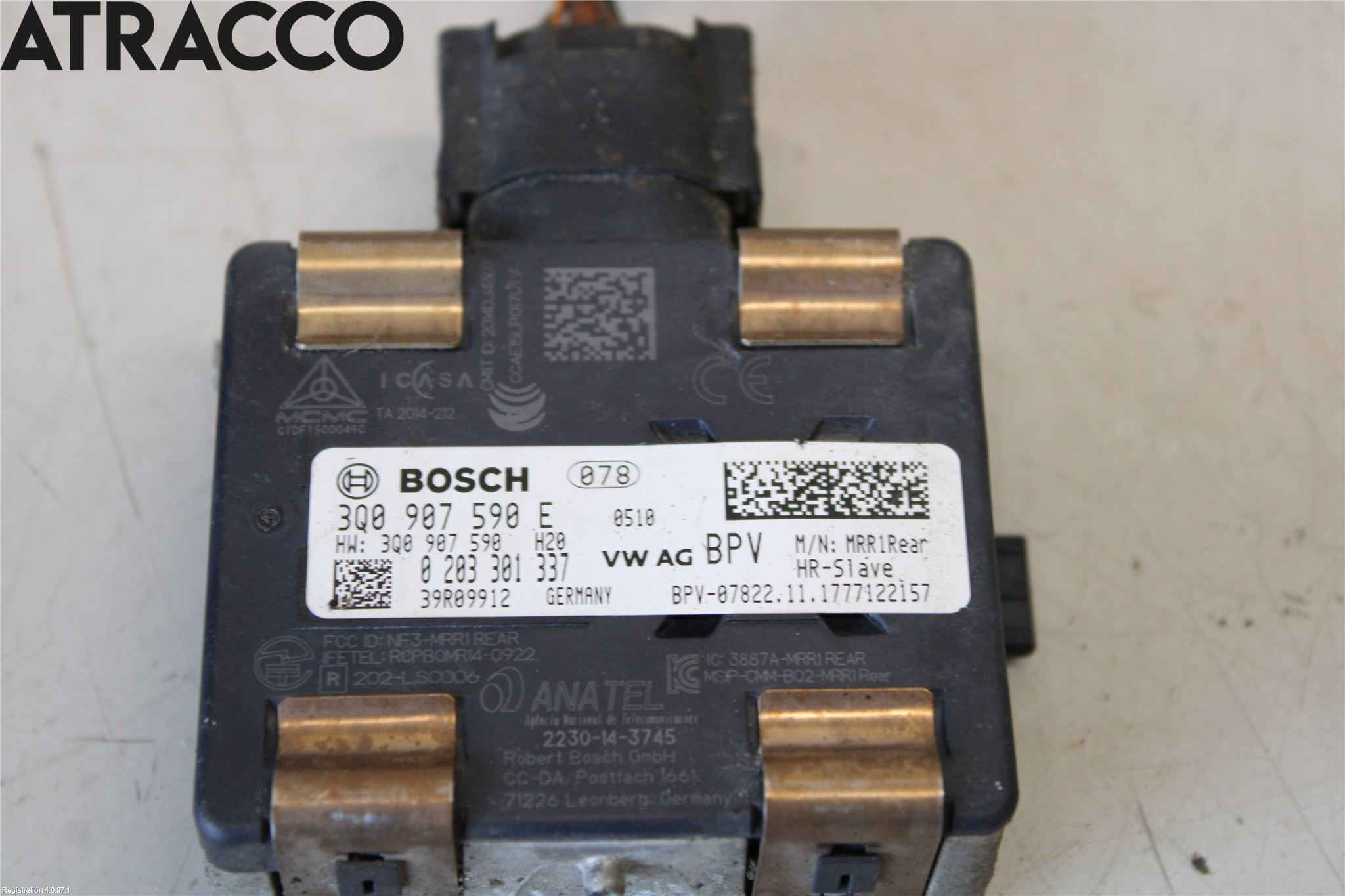 Volkswagen VW PASSAT 15-19 Sensor Kollisjonsbeskyttelse