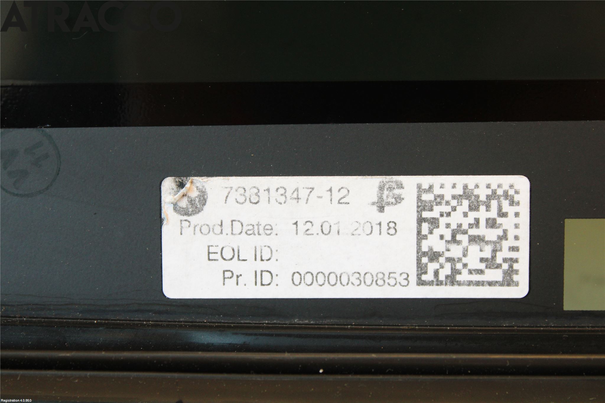 BMW 5 G30/G31/F90 17-23 Dørrute Bak Vens Trekant 4D