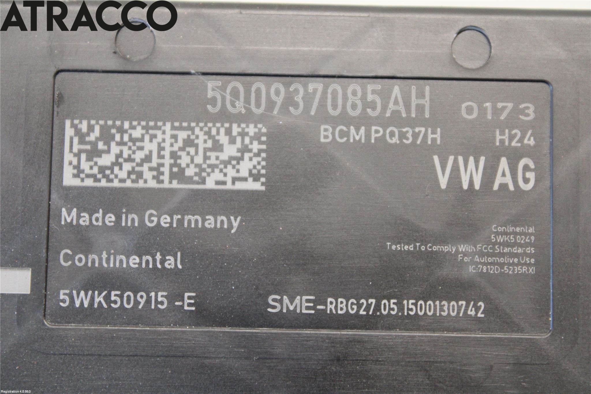 Volkswagen VW GOLF / E-GOLF VII 13-20 Styreenhet Øvrig