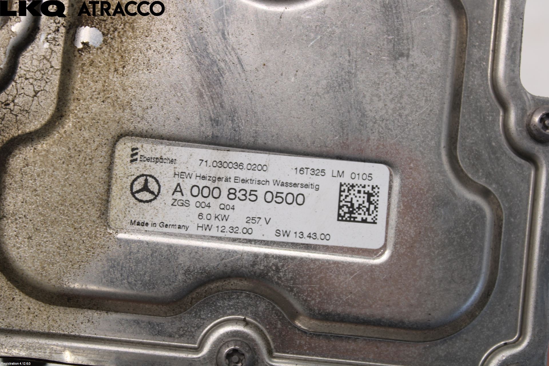 Mercedes-Benz MB B-KLASS (W246/W242) 12-19 Varmeapparat Register Uten Ac