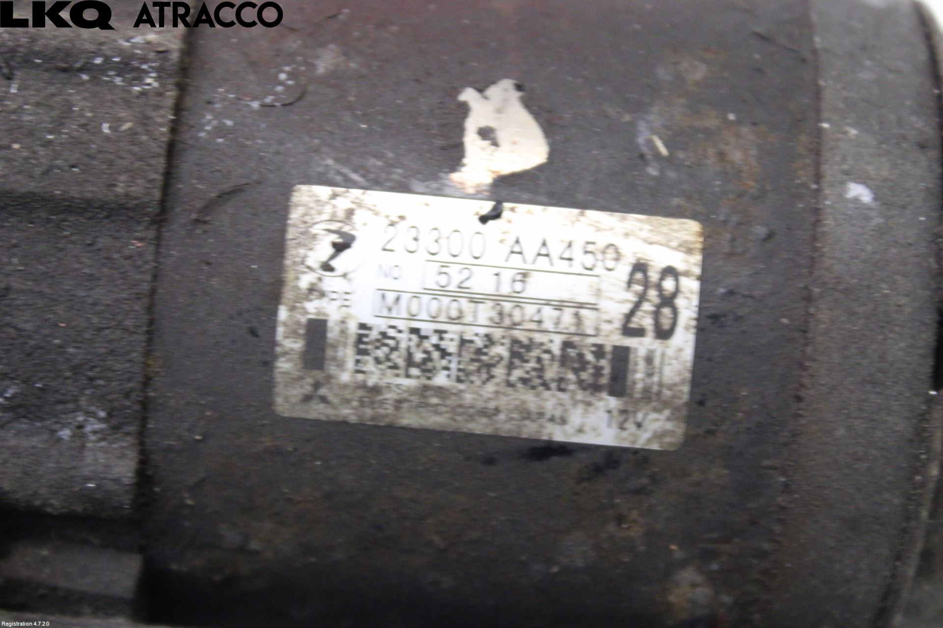 Subaru FORESTER SG 03-05 Startmotor