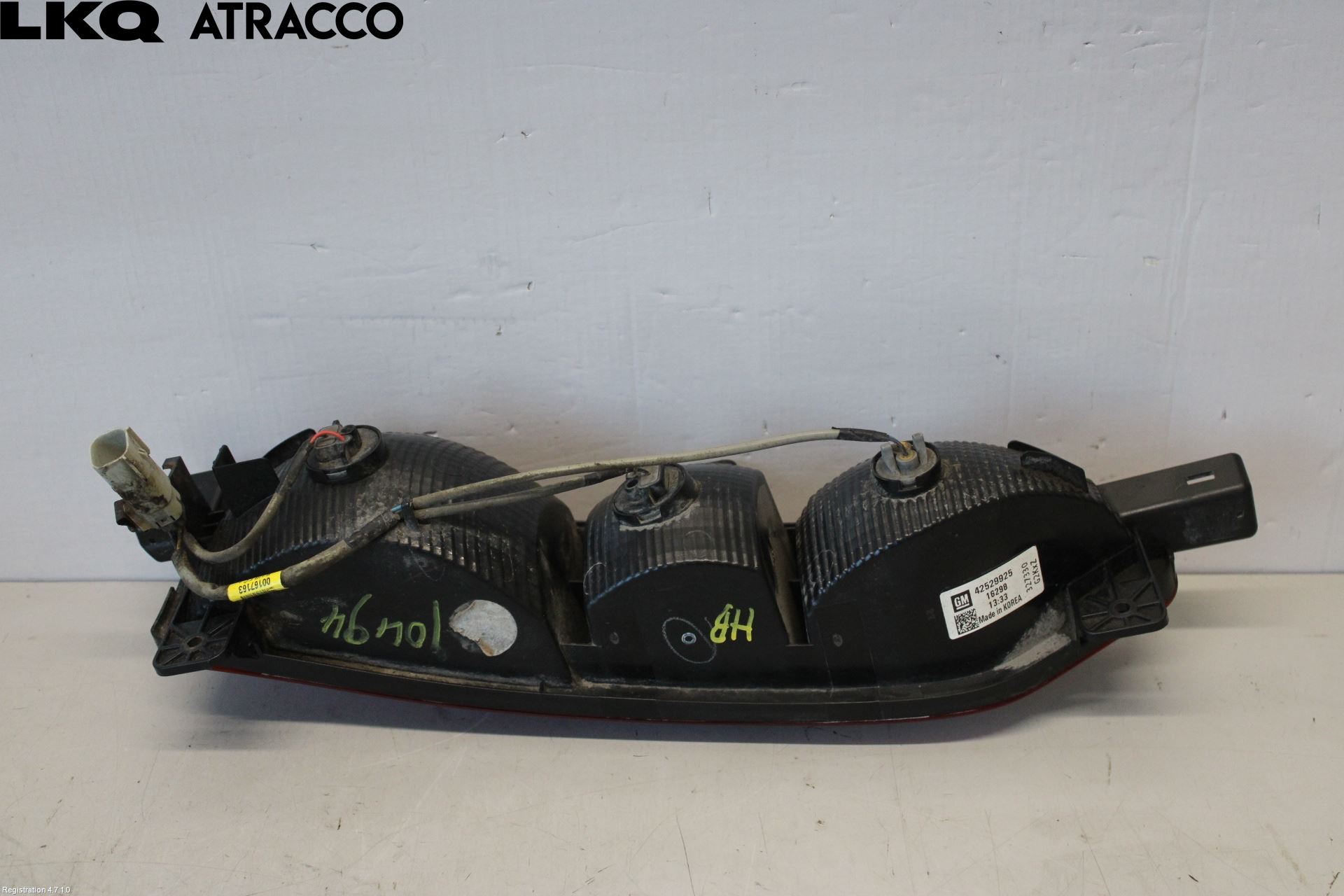 Opel AMPERA 17- Baklykt Ryggelys-Tåkelys