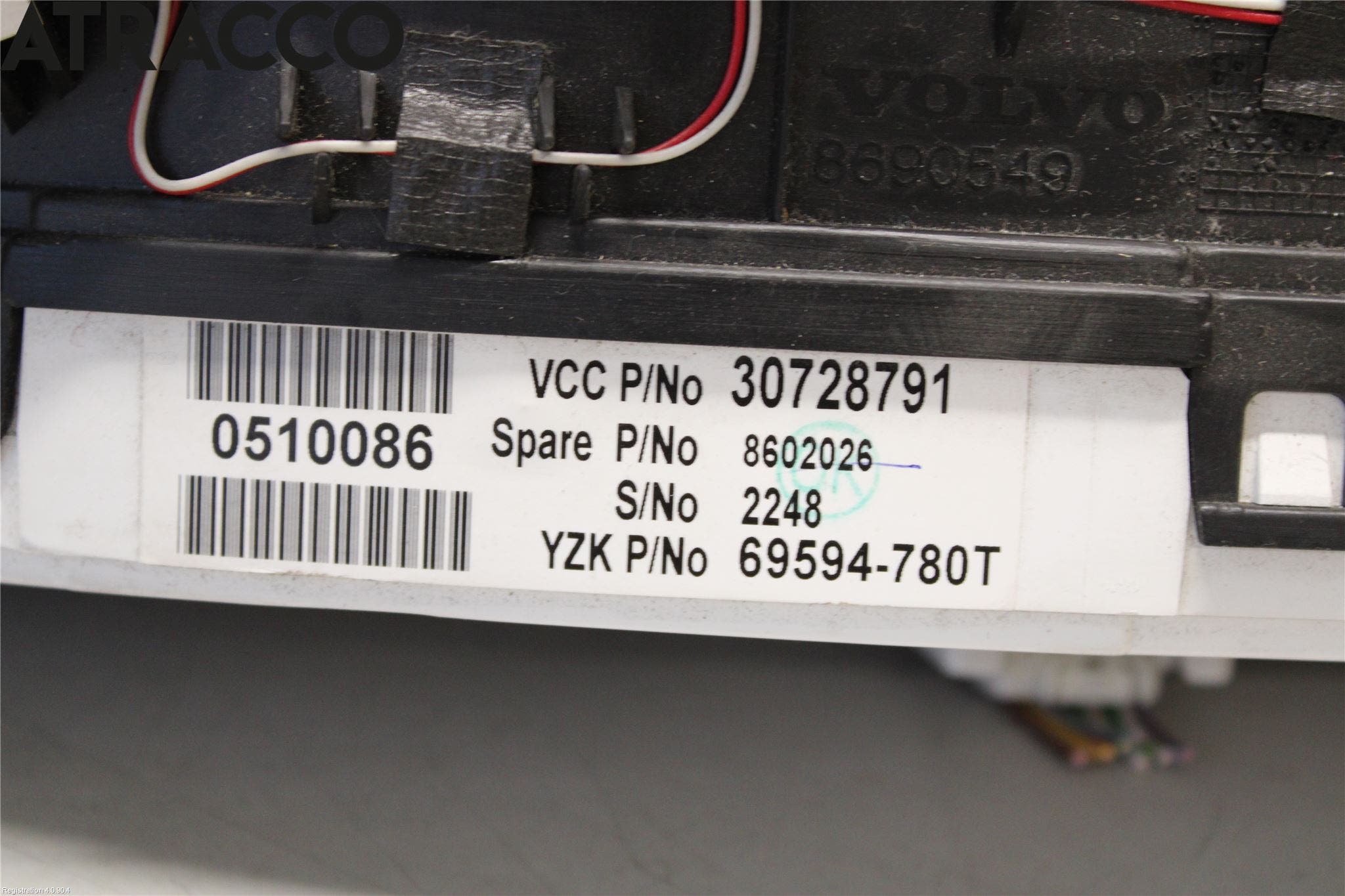 Volvo V70 05-08 Instr Kombinert