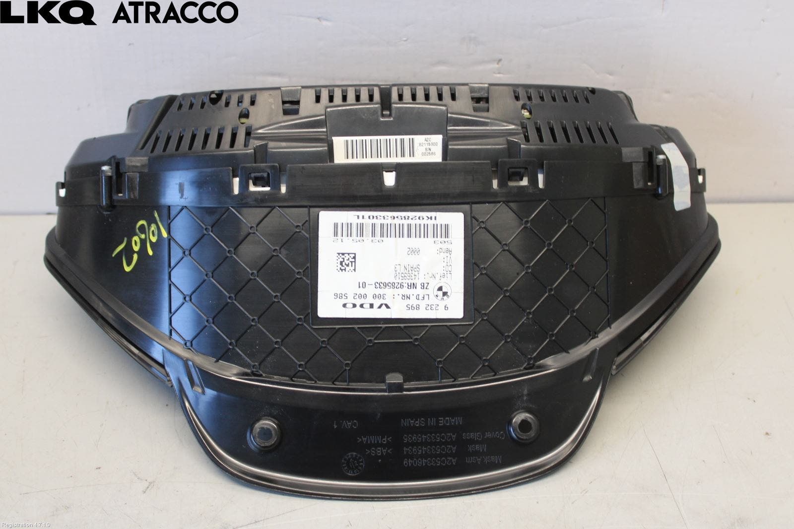 BMW 3 F30/F31/F80 12-19 Instr Kombinert