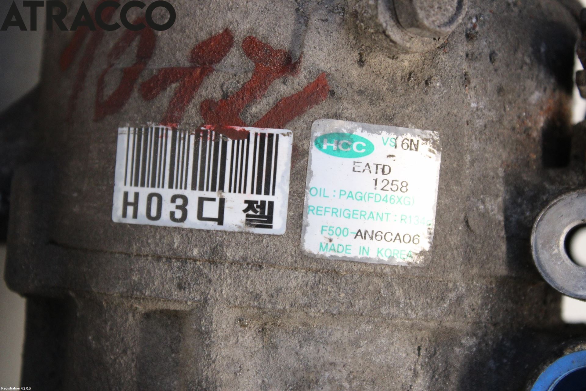 Kia CEED 06-12 Varme Ac Kompressor