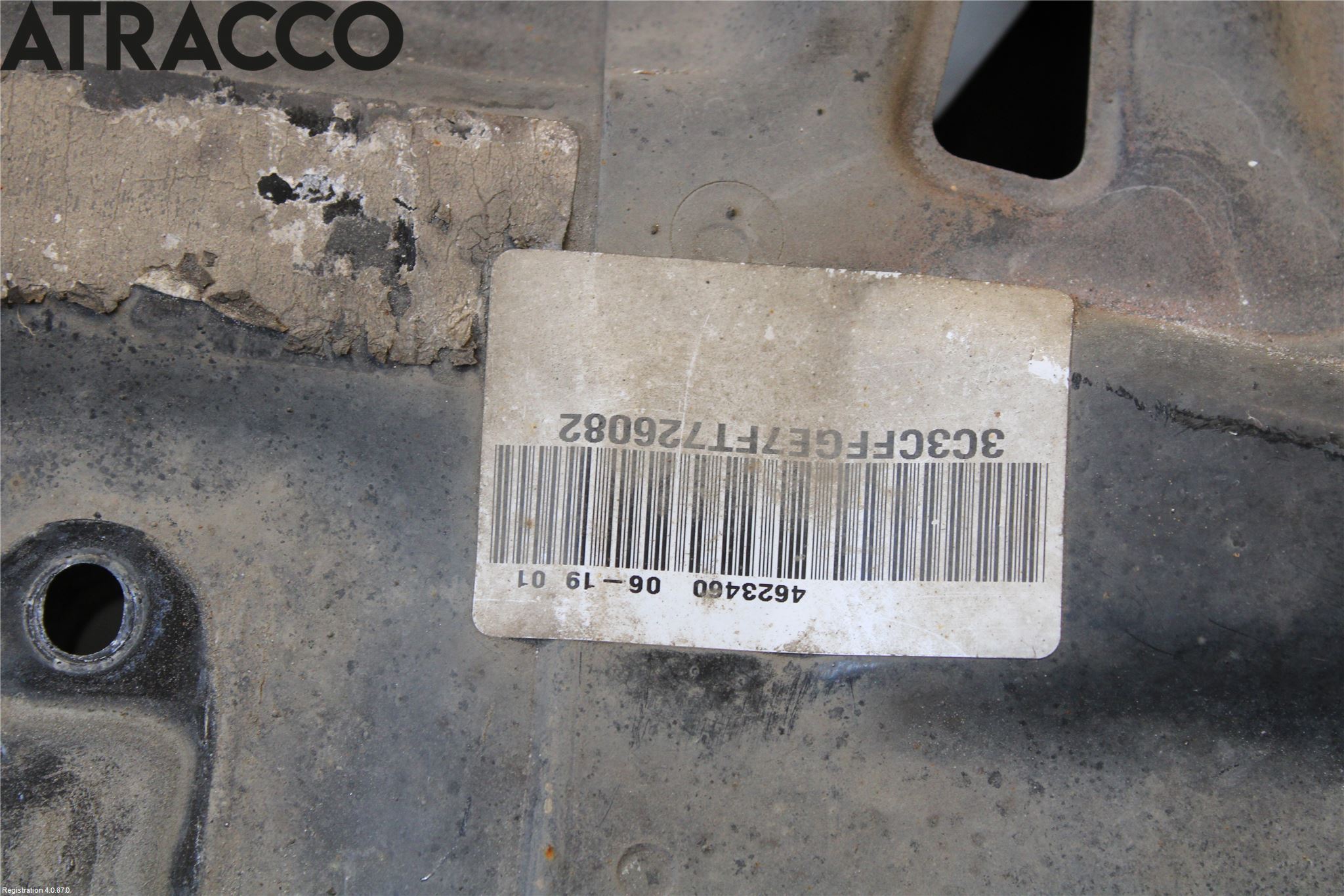 Fiat 500 07- Forstillingsbjelke(Tvergående)