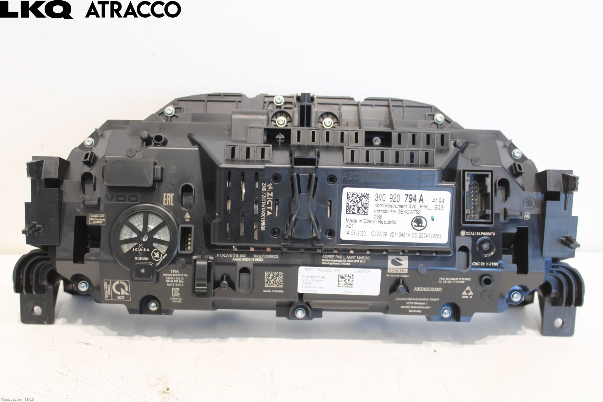 Skoda SUPERB 16-24 Instr Kombinert