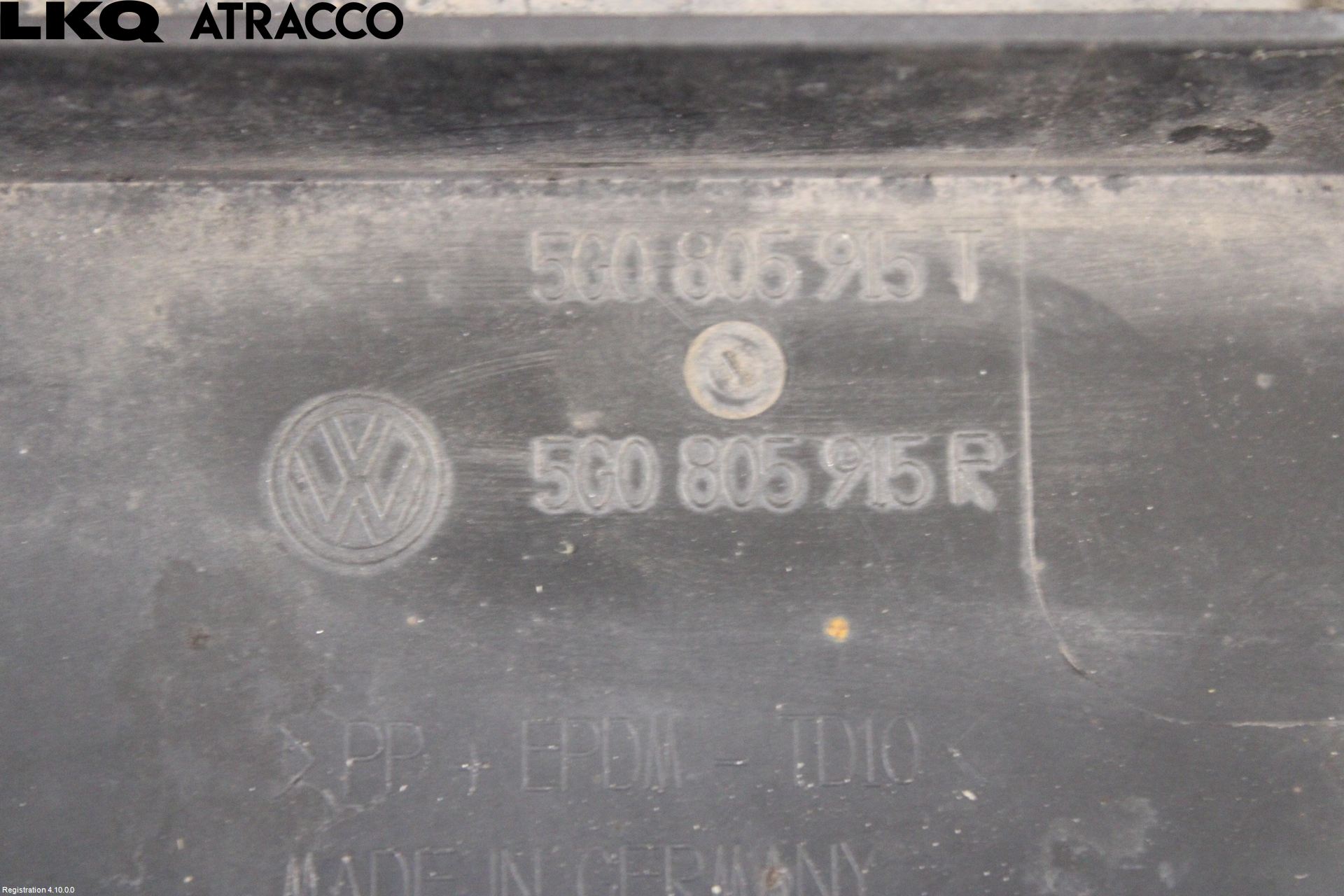 Volkswagen VW GOLF / E-GOLF VII 13-20 Spoiler Foran