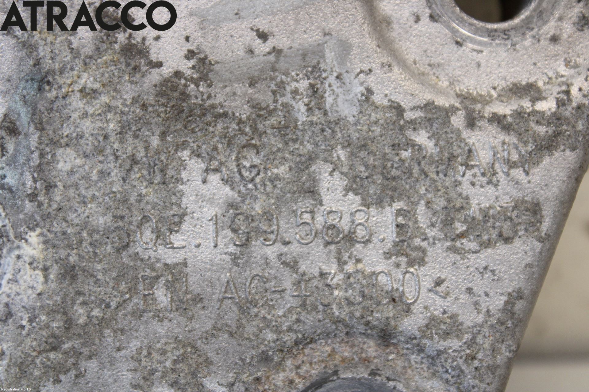 Volkswagen VW GOLF / E-GOLF VII 13-20 Motor Feste Stål-Alu