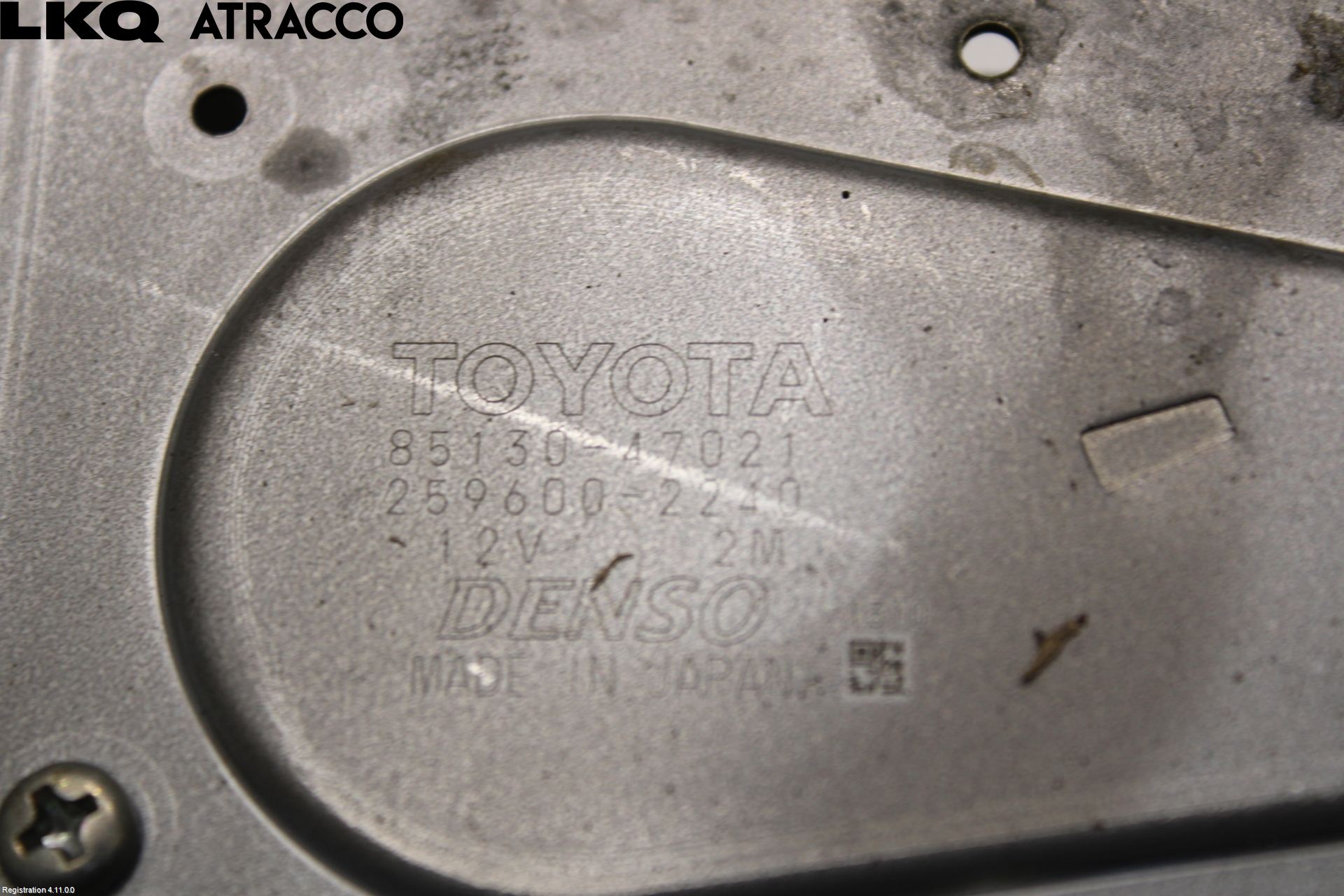 Toyota PRIUS ZVW30 09-20 Viskermotor Bakluke