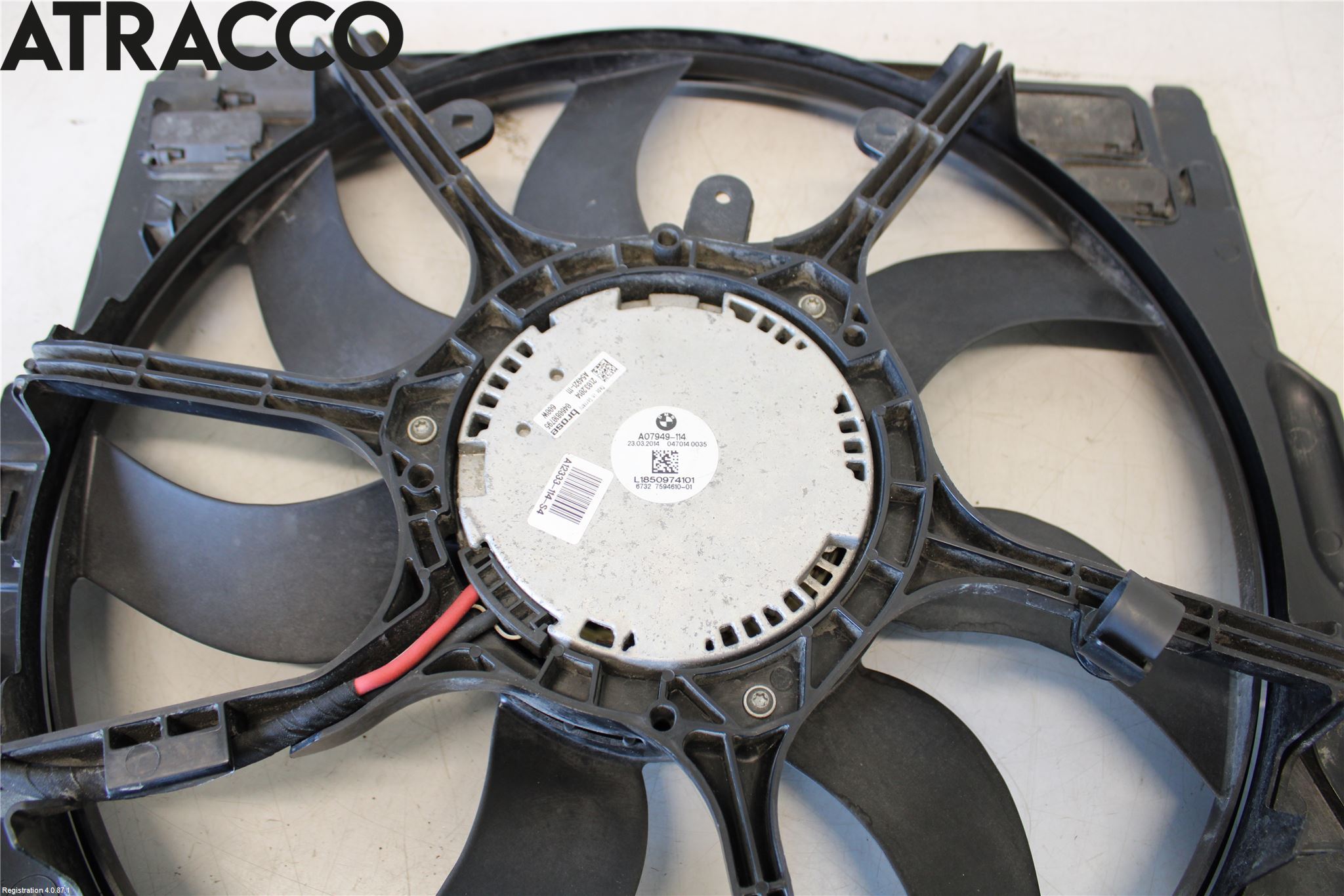BMW 5 F10/F11/F18 09-17 Kjølevifte Elektrisk