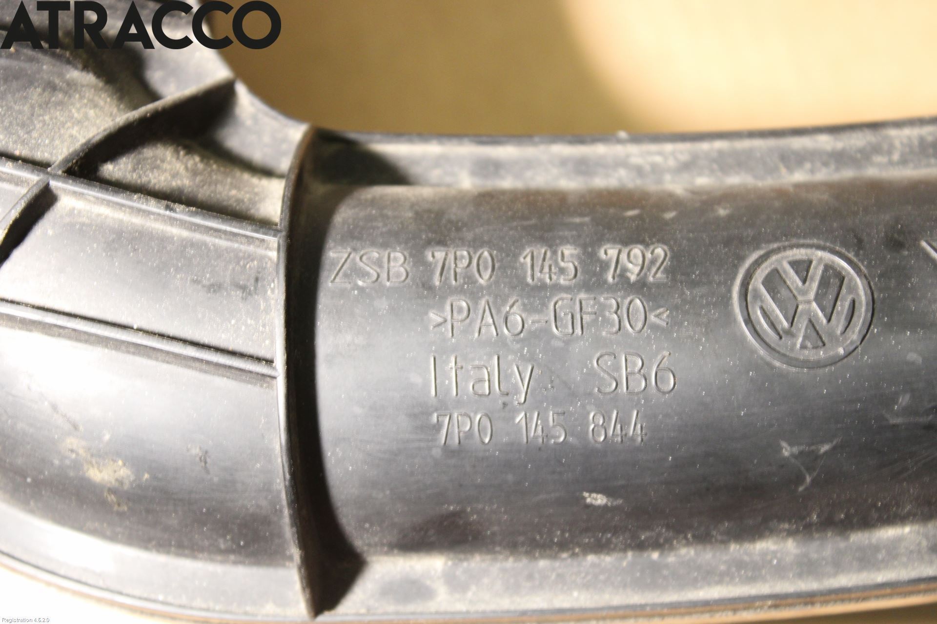 Porsche CAYENNE 03- Intercooler Rør-Slange