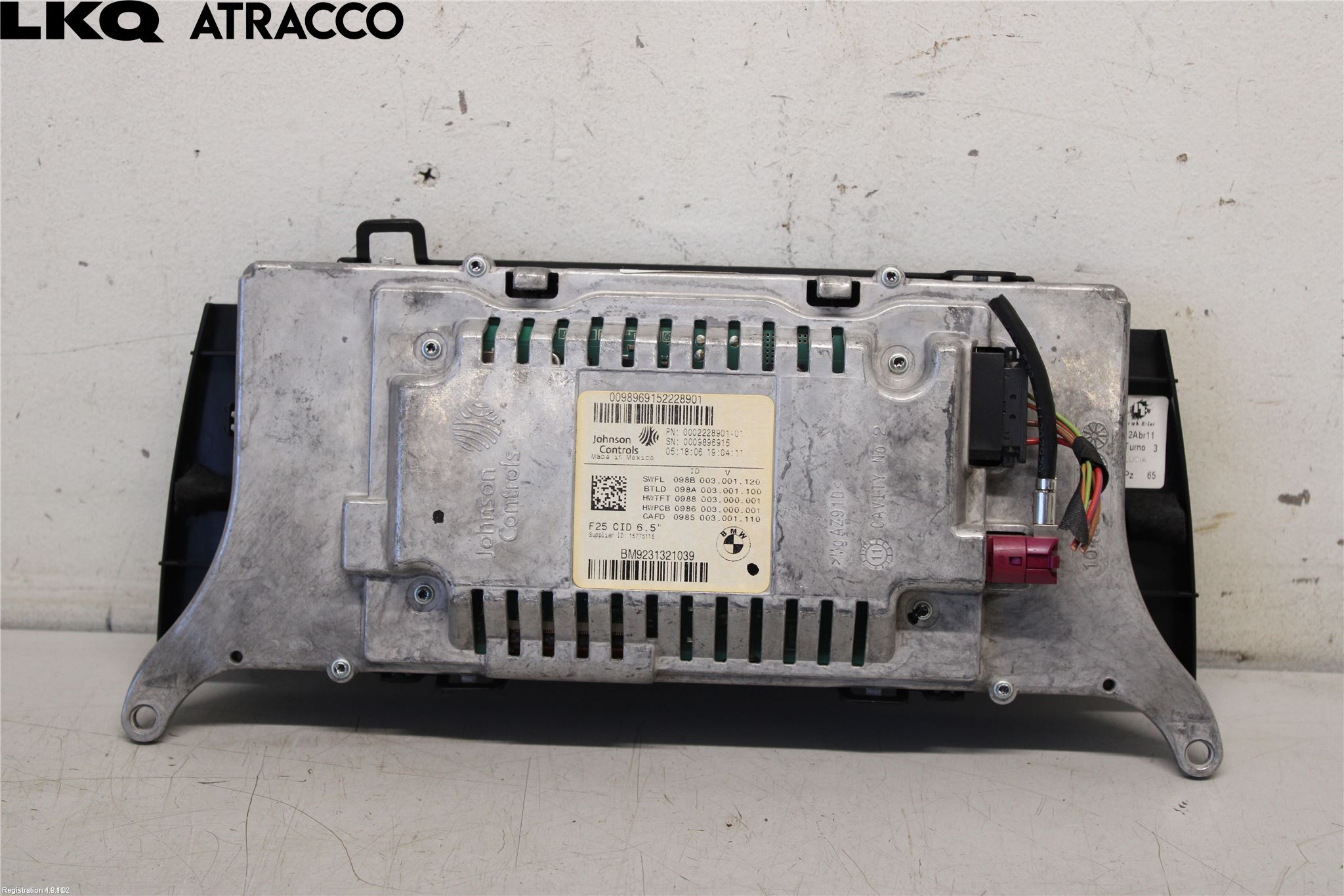 BMW X3 F25 10-17 Multifunktionsdisplay