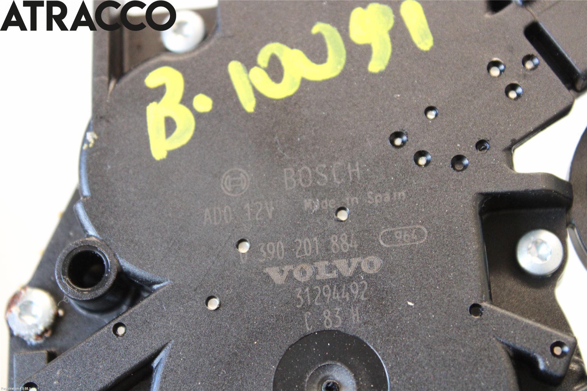 Volvo V60 11-13 Viskermotor Bakluke