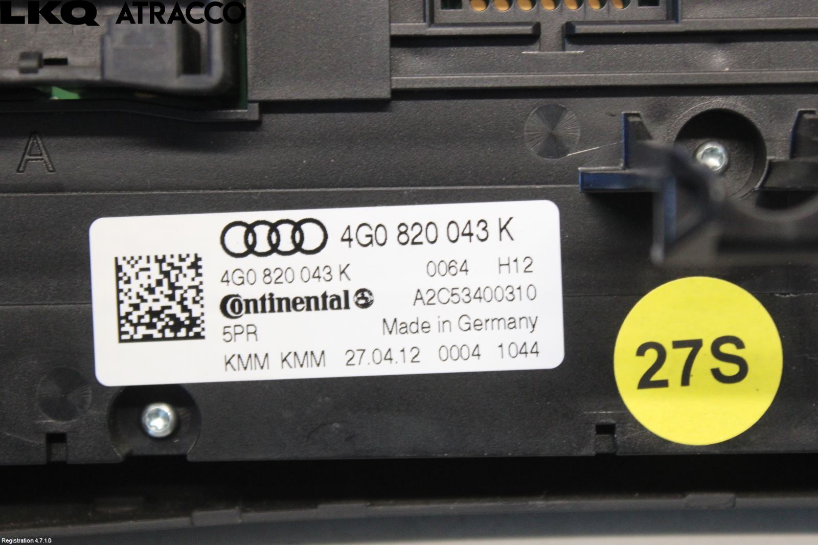 Audi A6 ALLROAD 12-18 Varme Ac Betjening-Display