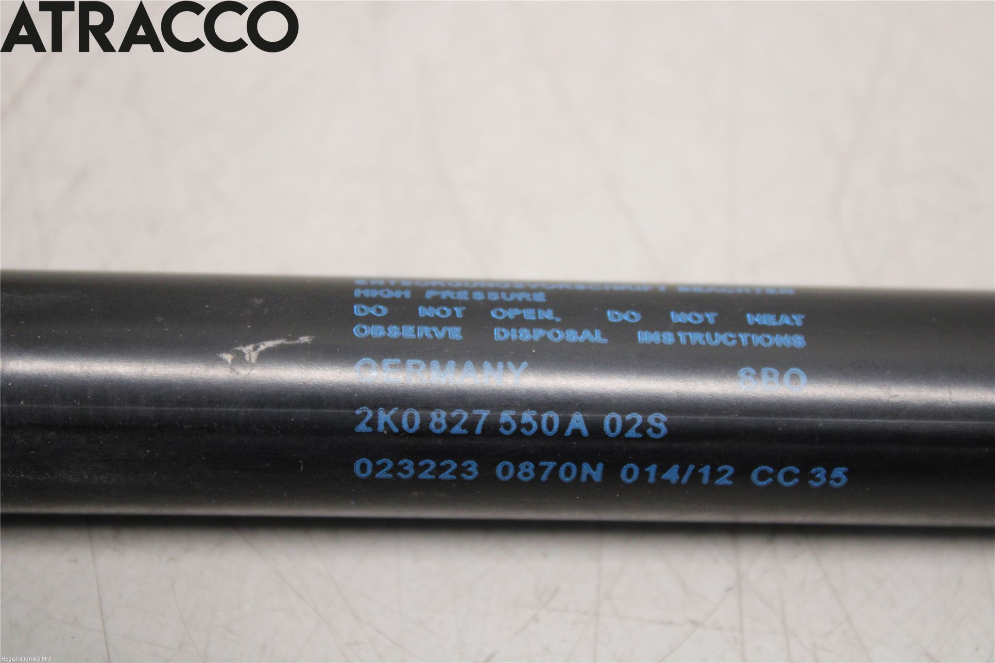 Volkswagen VW CADDY      04-10 Bakluke Demper-Gassfjær