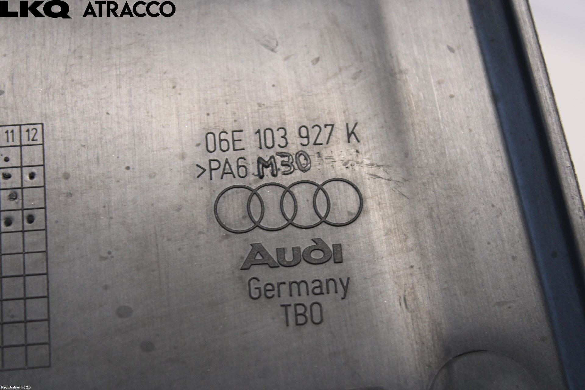 Audi S5 07- Motor Deksel Over Motor