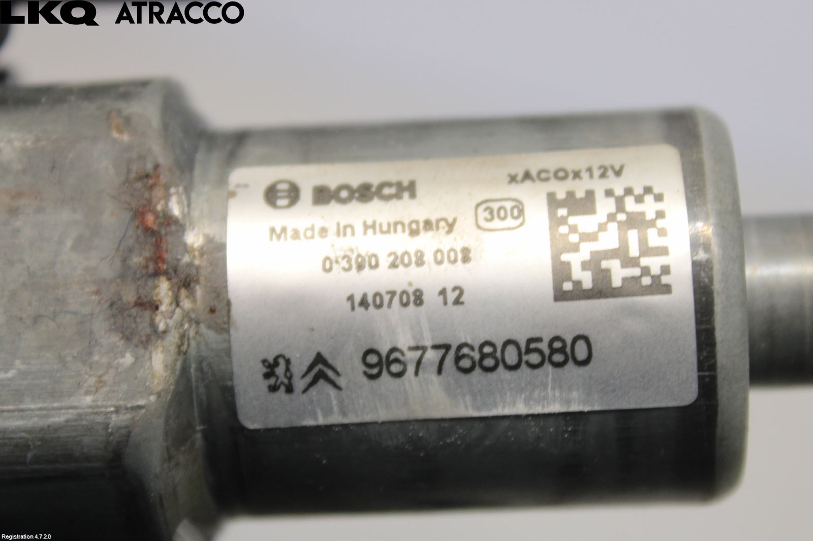 Peugeot 308 14-21 Viskermotor Bakluke