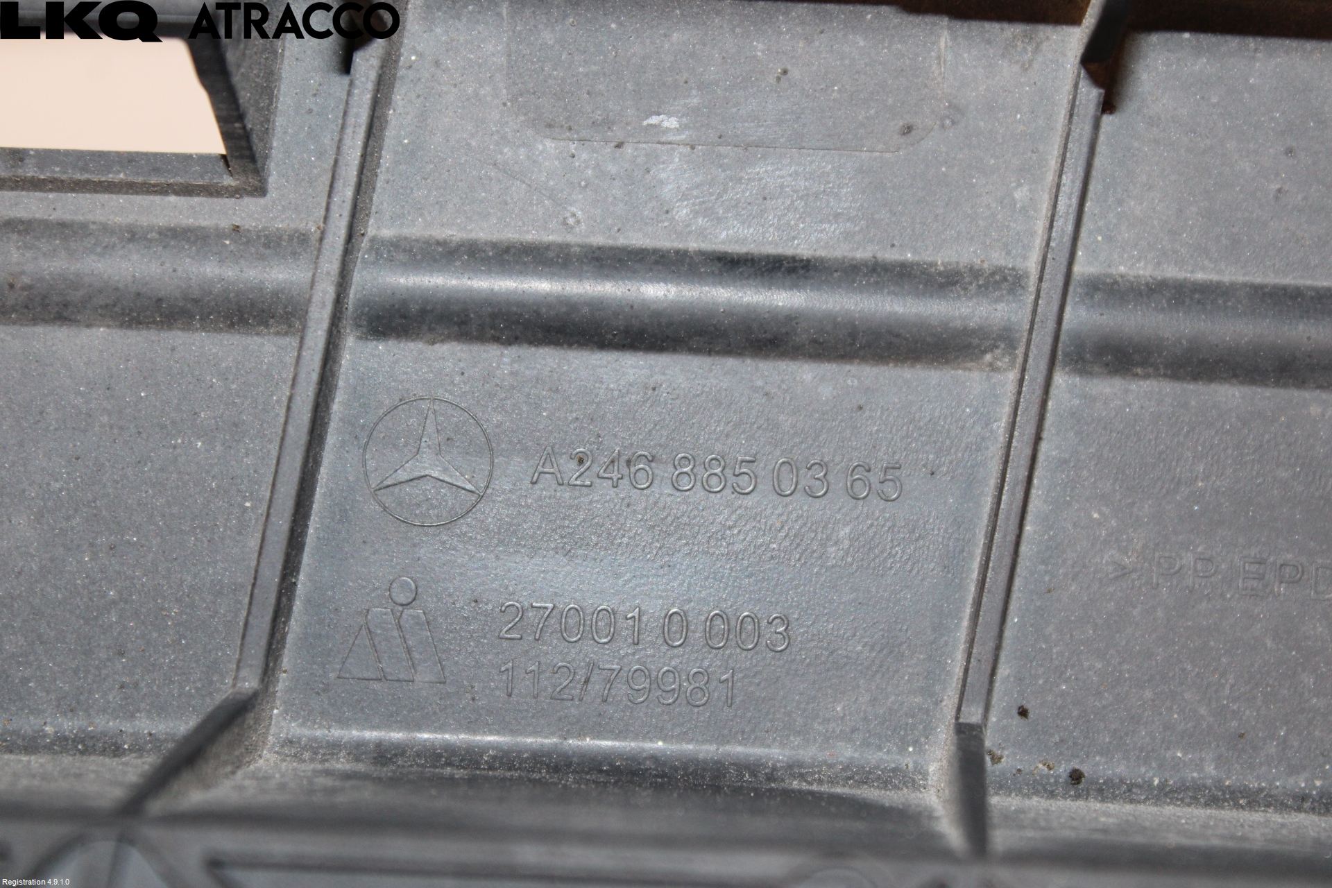 Mercedes-Benz MB B-KLASS (W246/W242) 12-19 Støtfanger Foran Midt Del