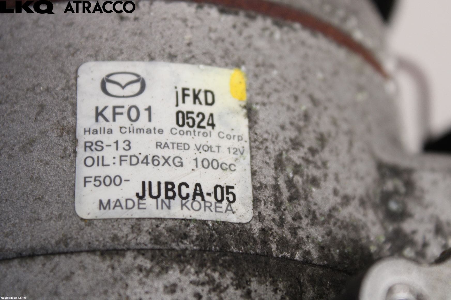 Mazda CX-5 12-17 Varme Ac Kompressor