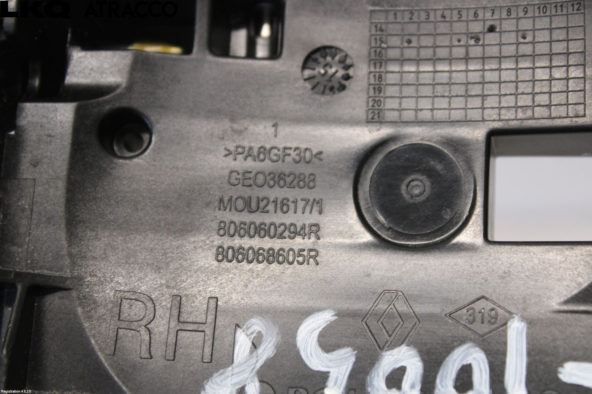 Renault KADJAR 15- Dørhandtak Ytre Høyre