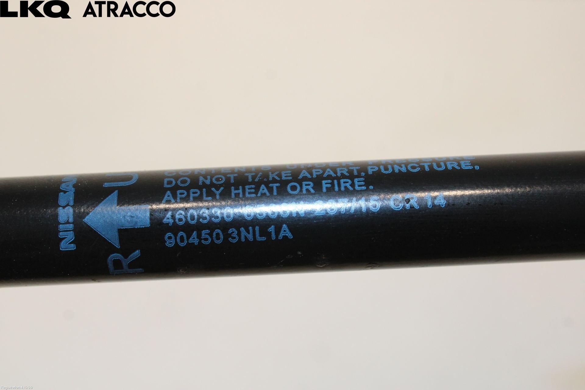 Nissan LEAF 11-17 Bakluke Demper-Gassfjær