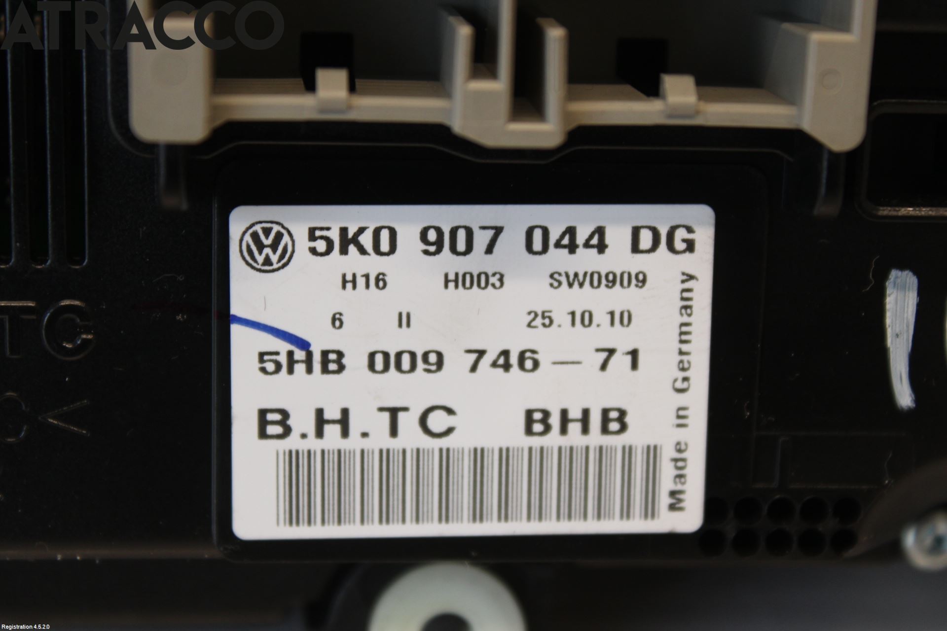 Volkswagen VW PASSAT 11-14 Varme Ac Betjening-Display