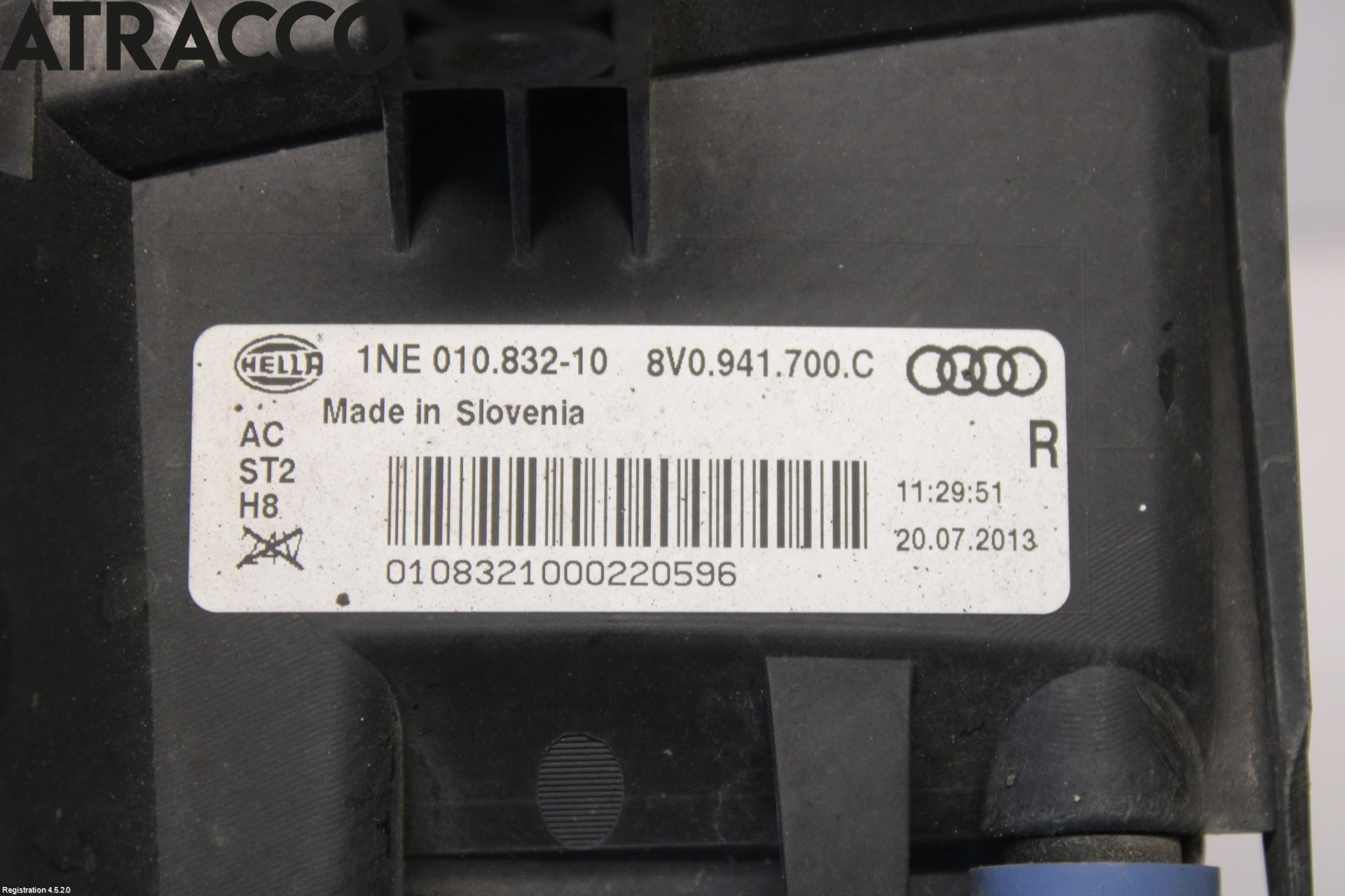 Audi A3/S3 05-13 Frontlykt-Kurve-Tåkelys