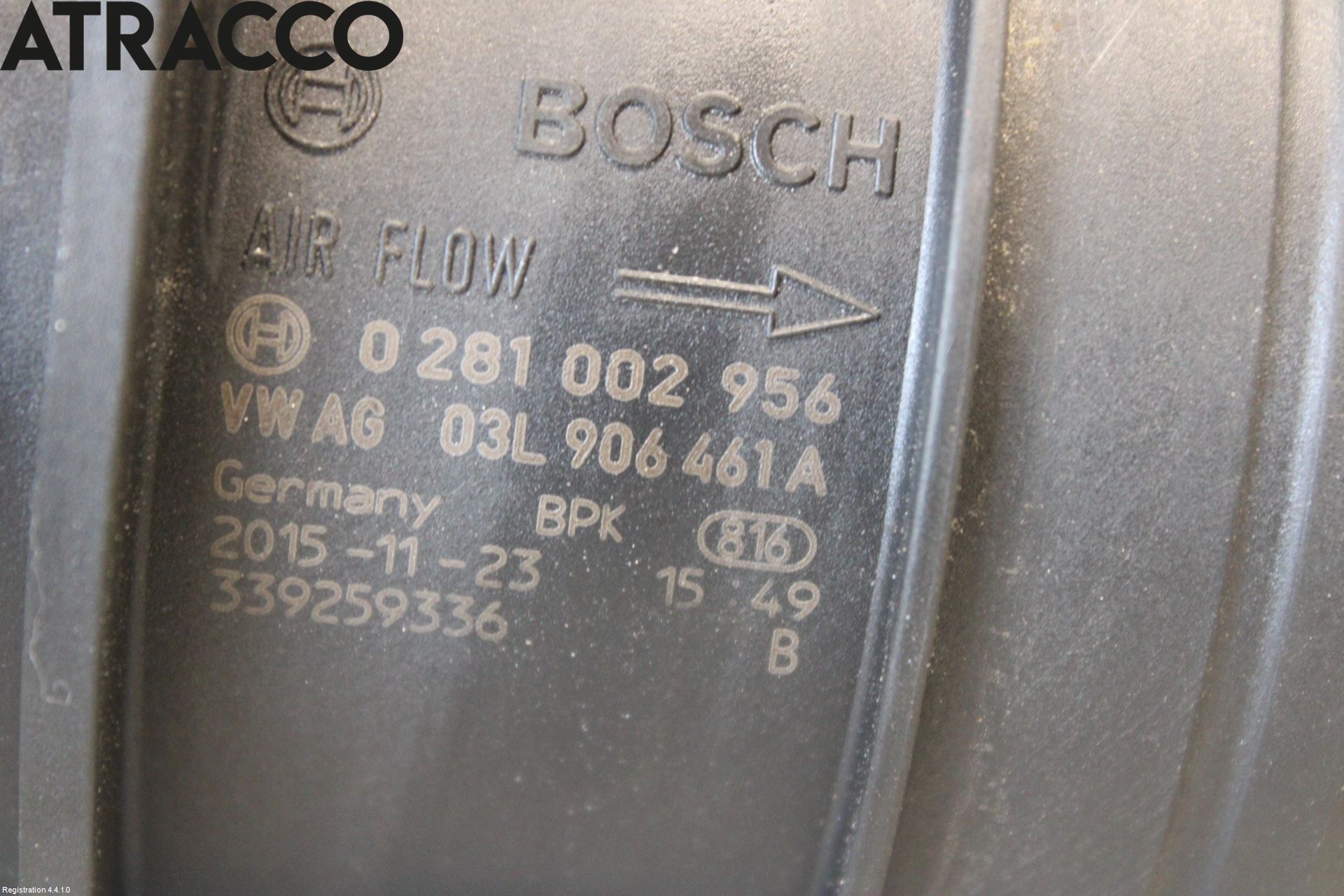 Volkswagen VW CADDY 16-20 Inns Luftmassemåler