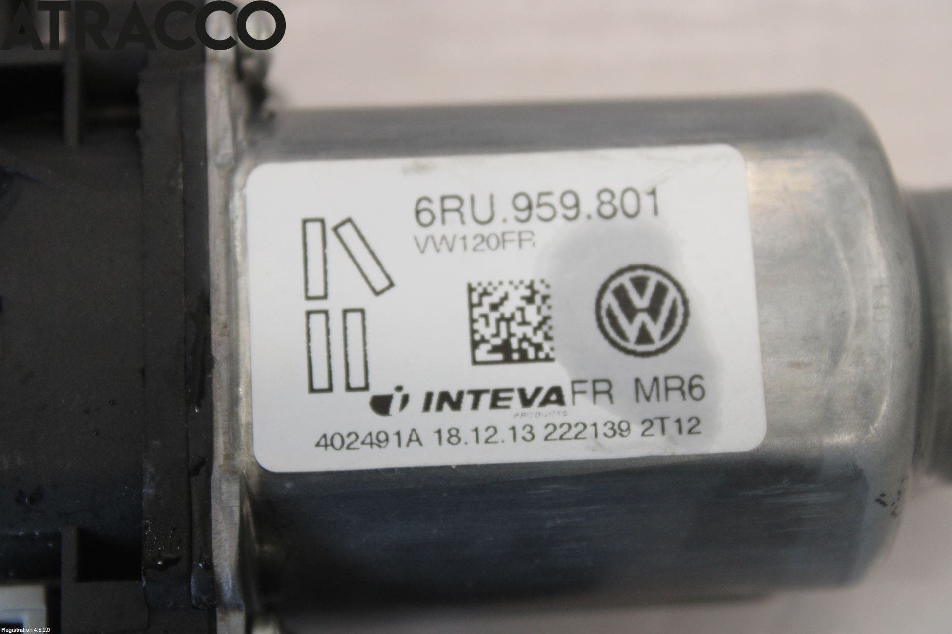 Volkswagen VW UP! / E-UP! Vindusheismotor