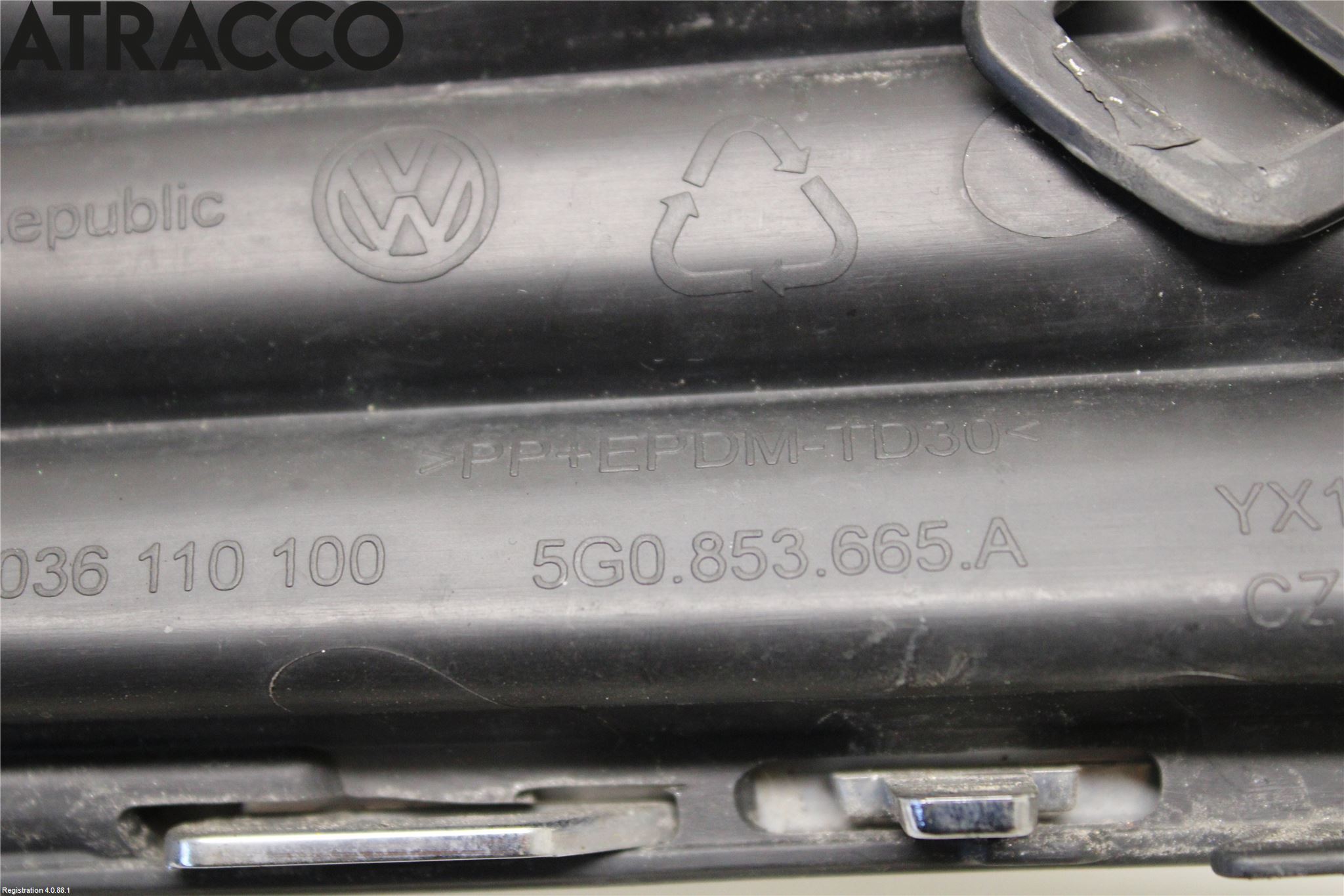 Volkswagen VW GOLF / E-GOLF VII 13-20 Grilldel Venstre