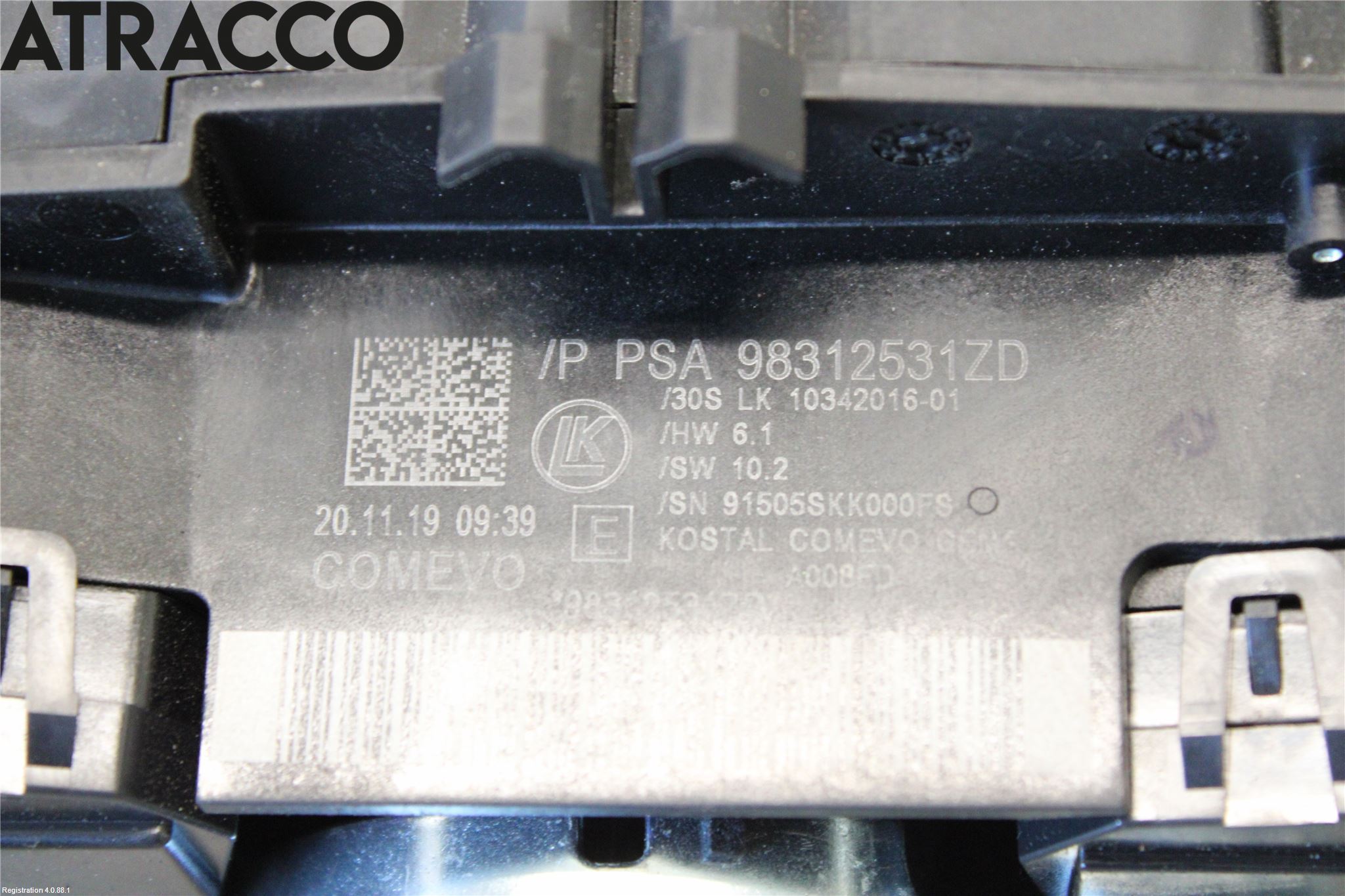 Citroen JUMPY 07-16 Bryter Ratt Kombi H Og V