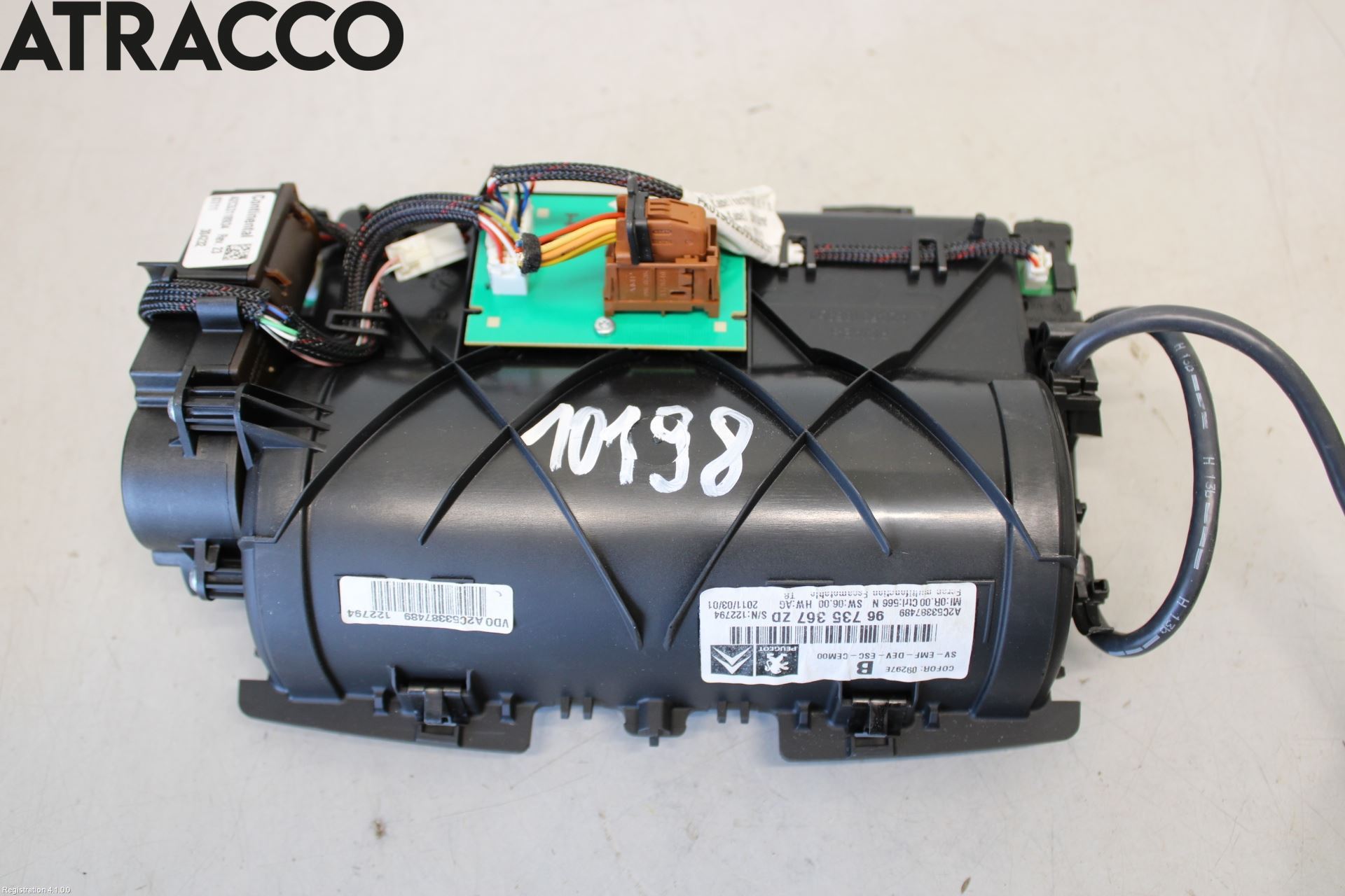 Peugeot 5008 10-16 Multifunktionsdisplay