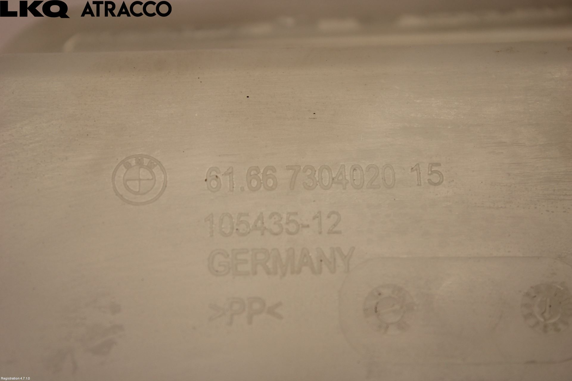 BMW i3 I01 13-22 Spylerbeholder Frontrute-Lykte