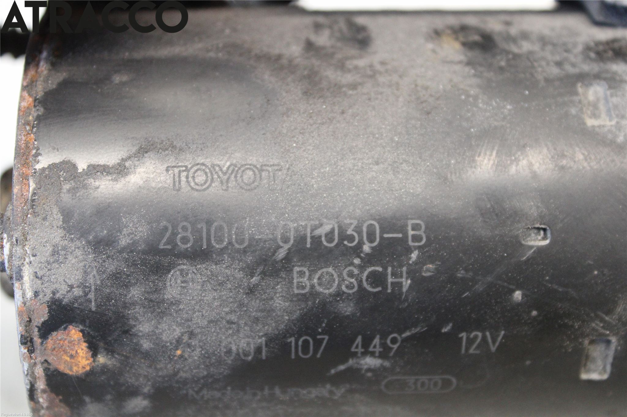 Toyota AURIS 10-12 Startmotor