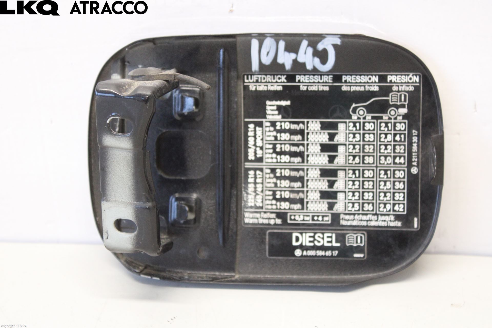 Mercedes-Benz MB E-KLASS (W211) 02-09 Drivstoff Tankluke