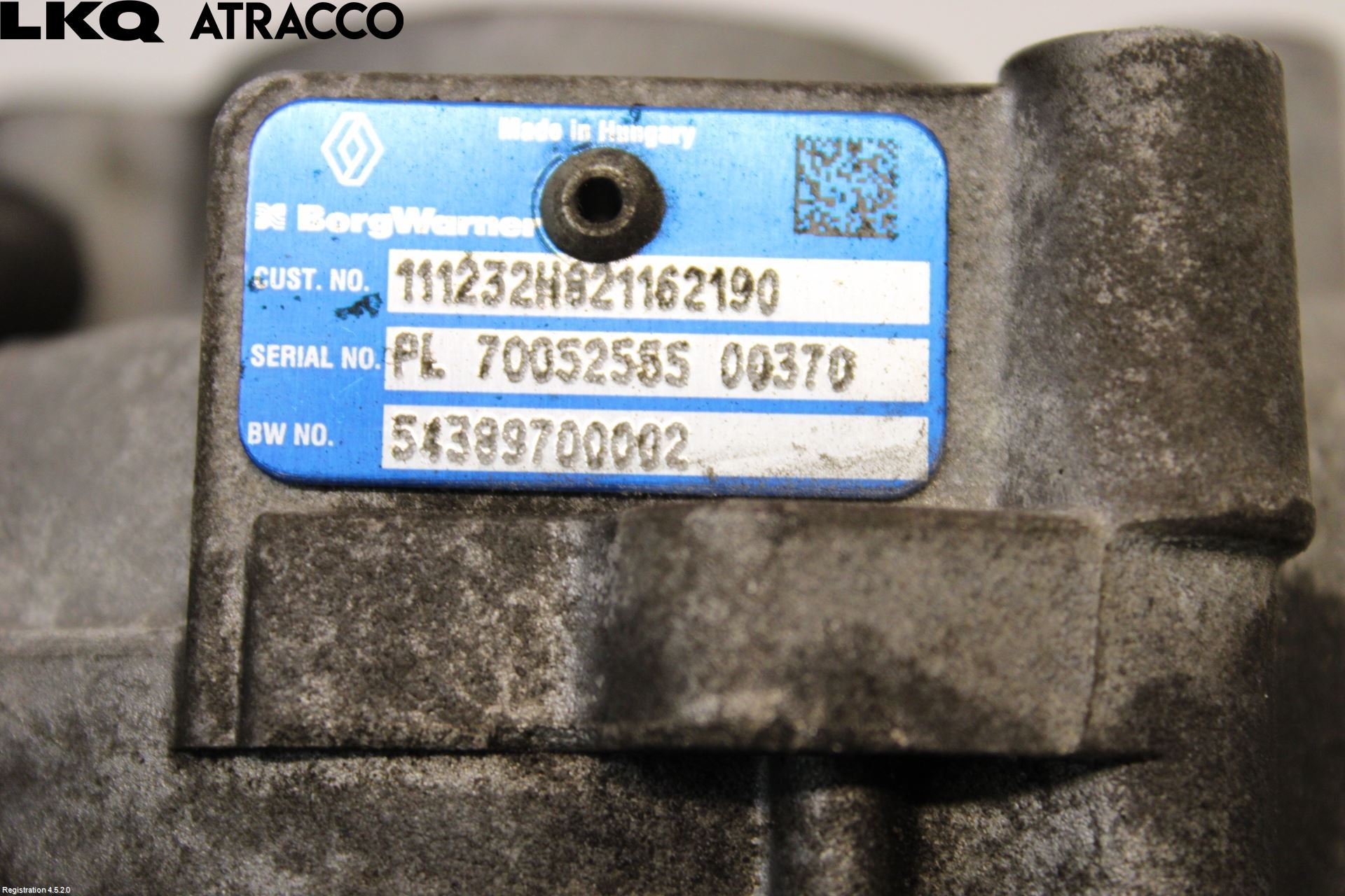 Nissan QASHQAI 14-17 Turboaggregat