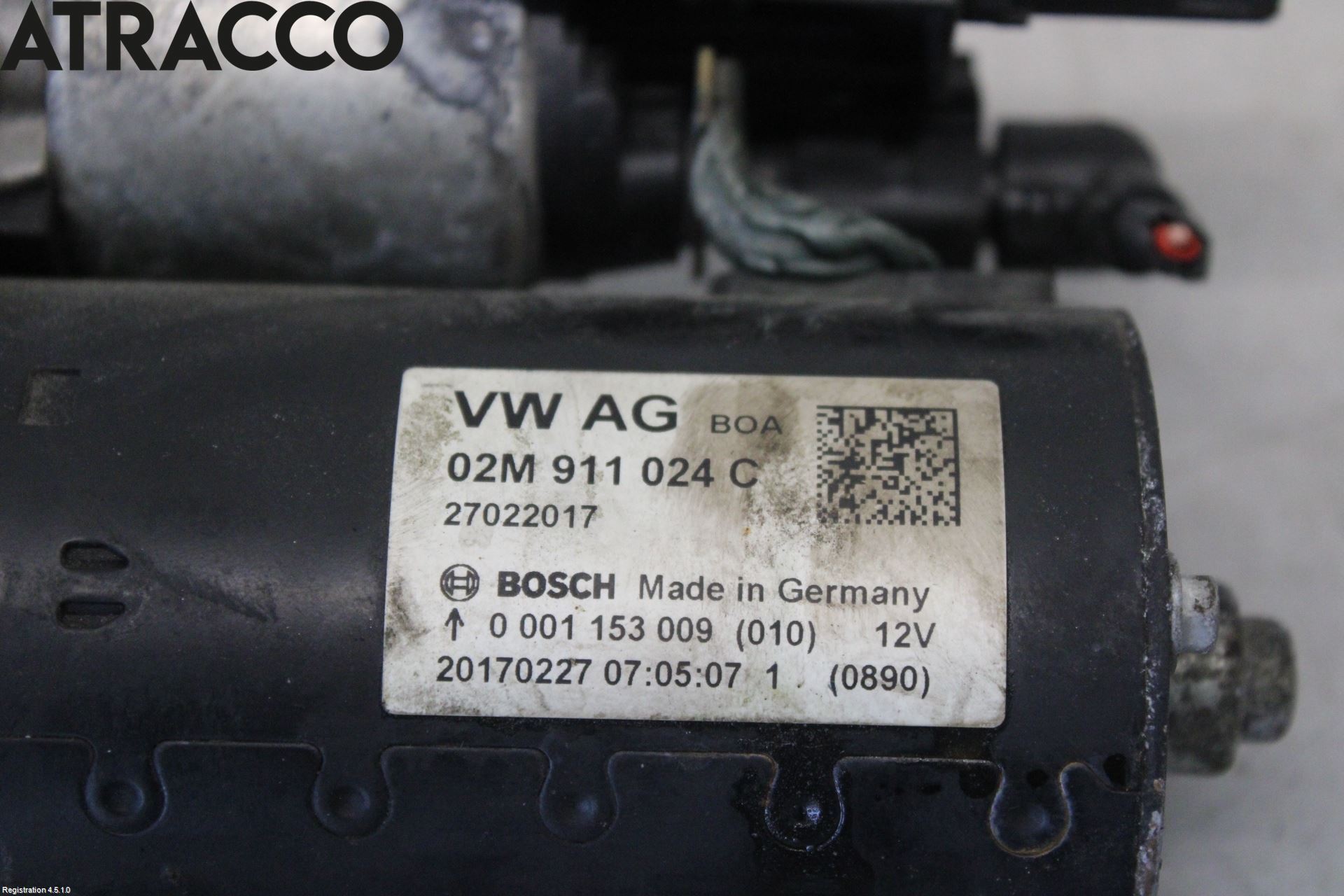 Volkswagen VW CADDY 16-20 Startmotor Diesel