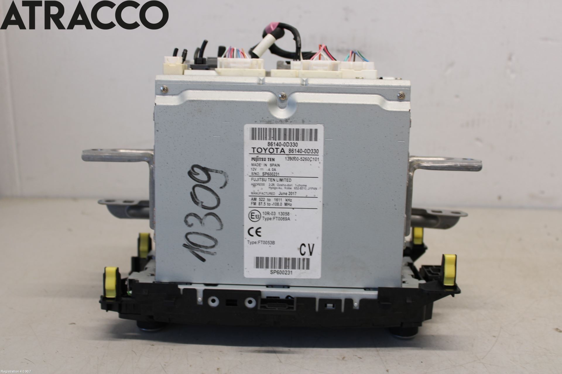 Toyota YARIS XP130 15-20 Stereo Radio