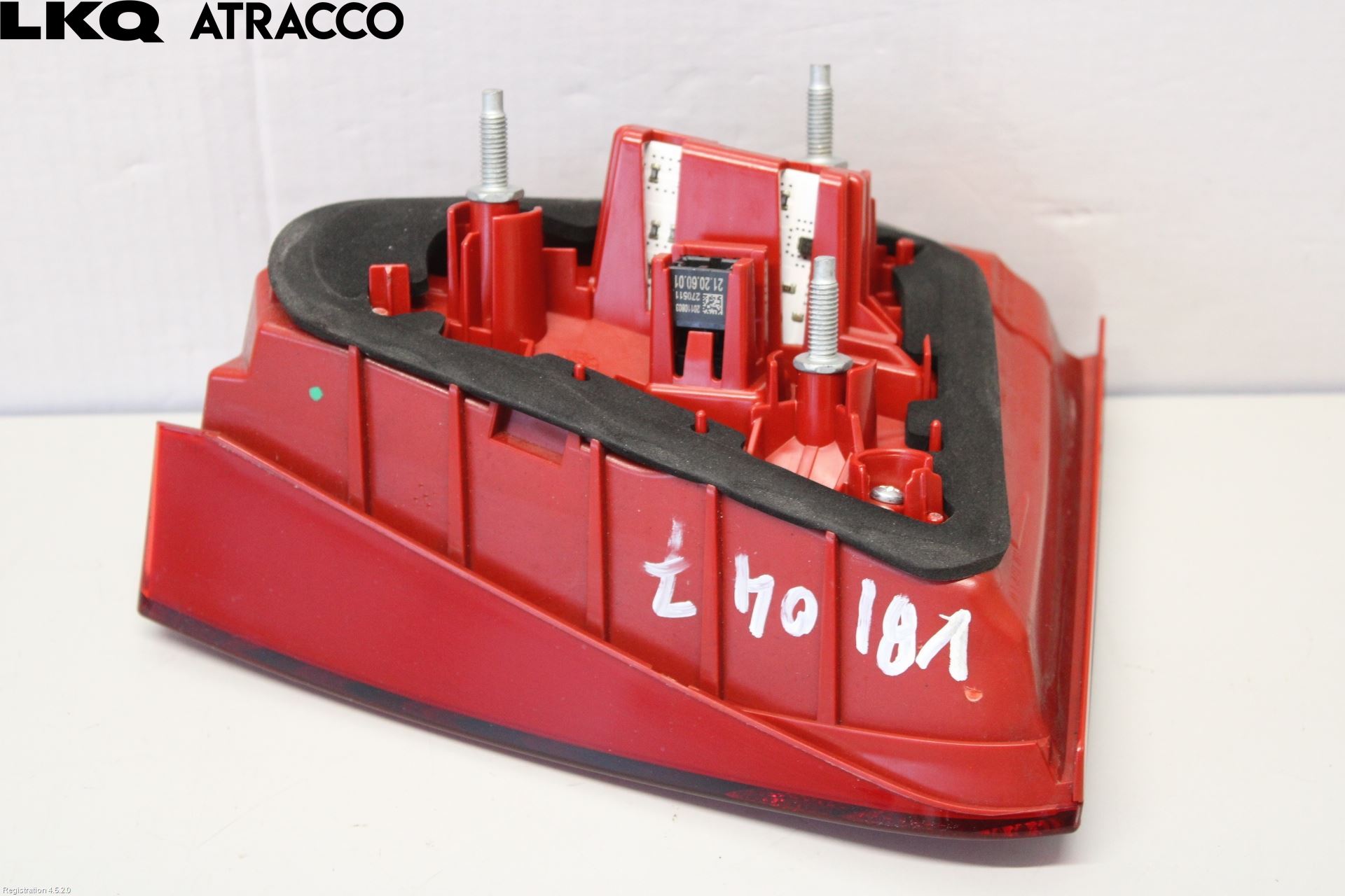 Audi S5 07- Baklykt Venstre  På Luke(Indre